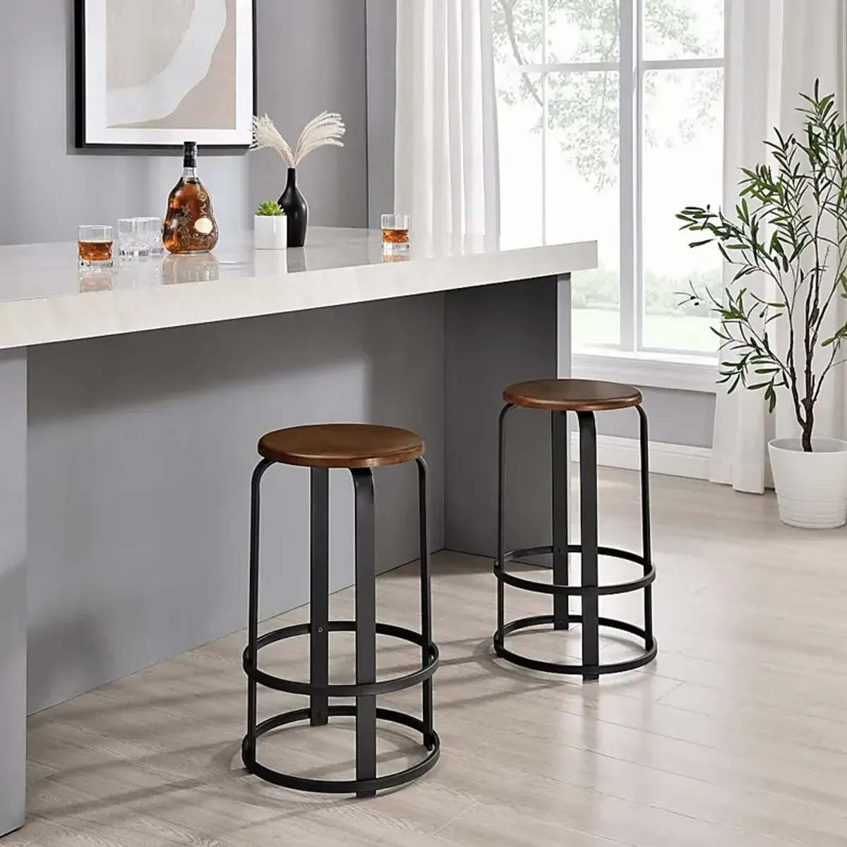 Westray Coffee Counter Height Stool