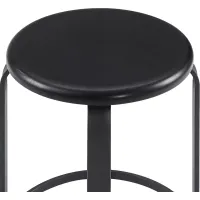 Westray Black Counter Height Stool