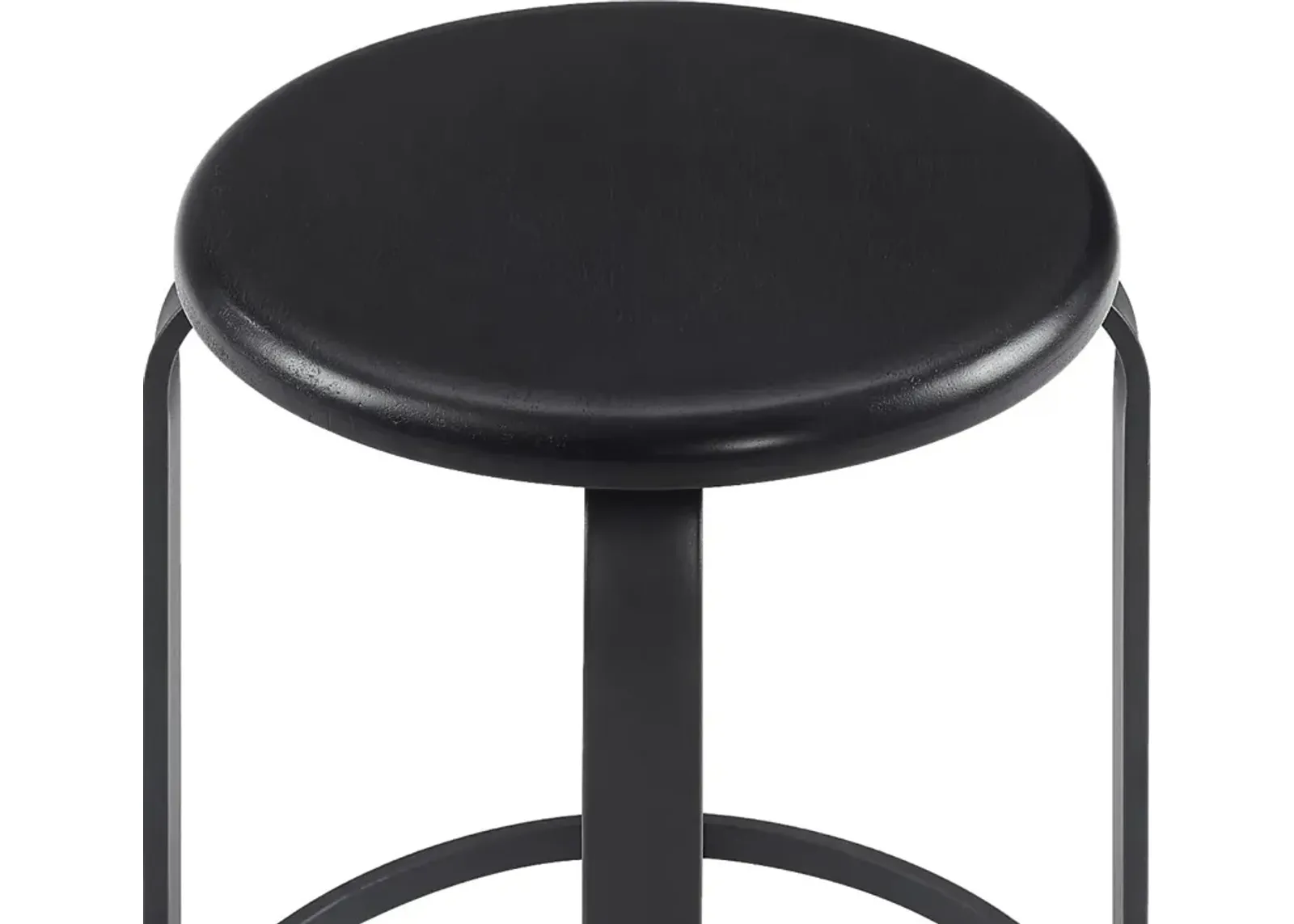 Westray Black Counter Height Stool