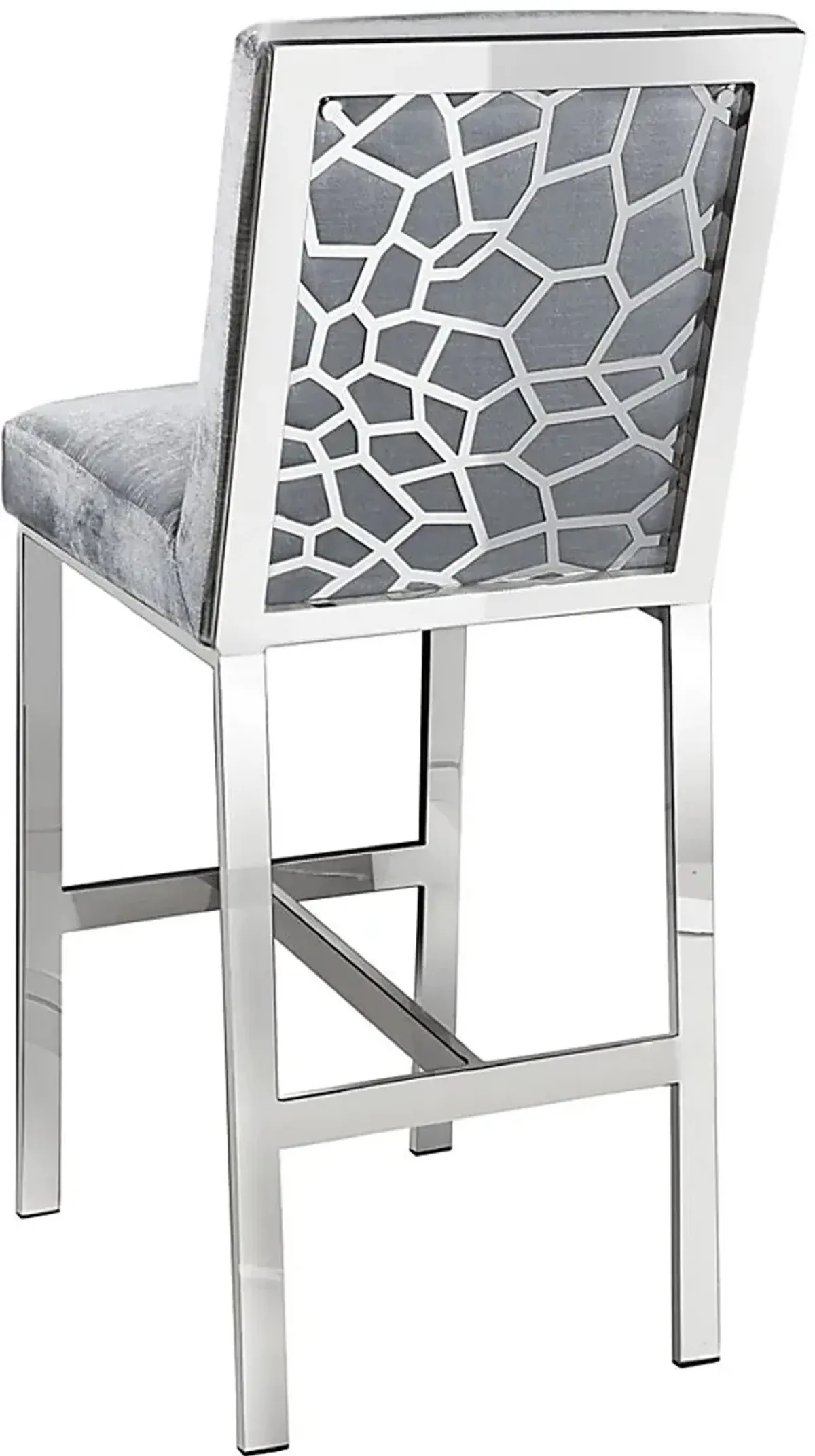 Gentain Gray Counter Stool