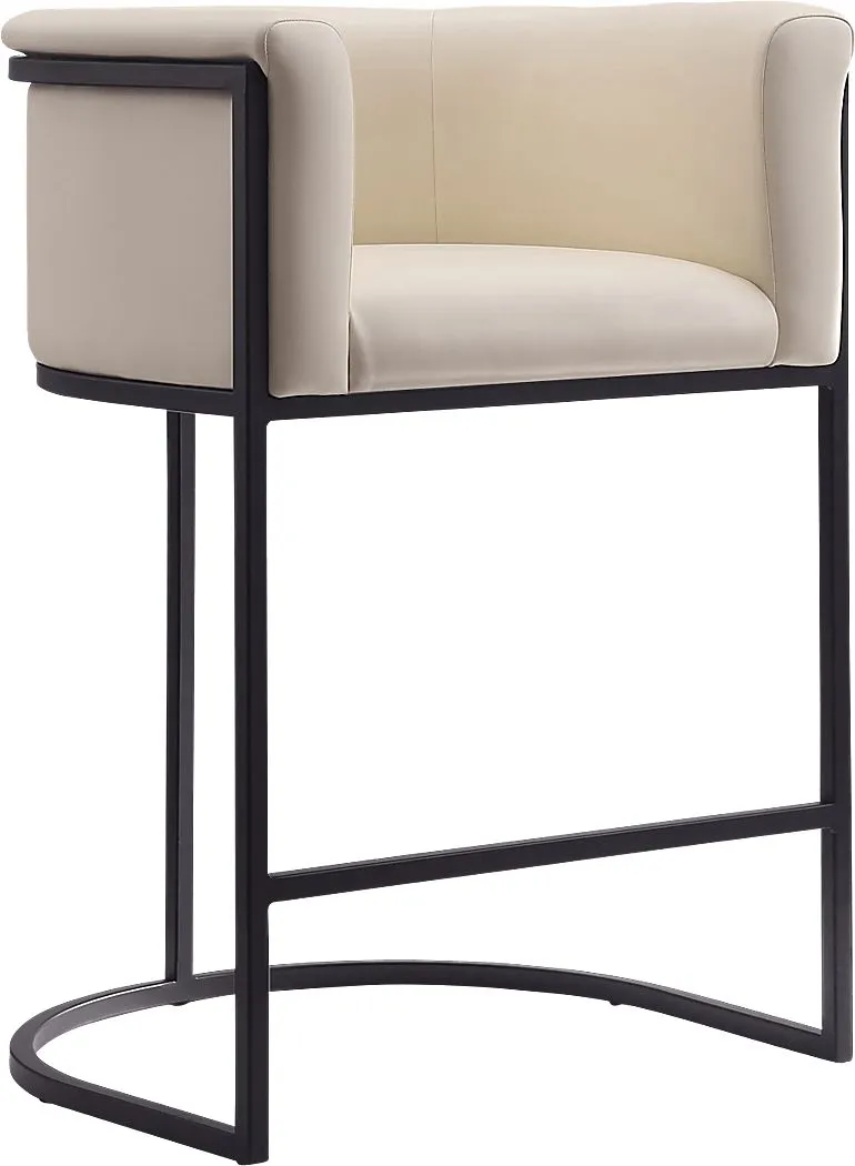 Joycestone Beige Counter Height Stool