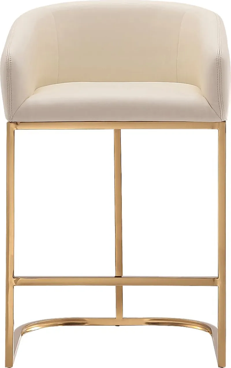 Kimron Beige Counter Height Stool