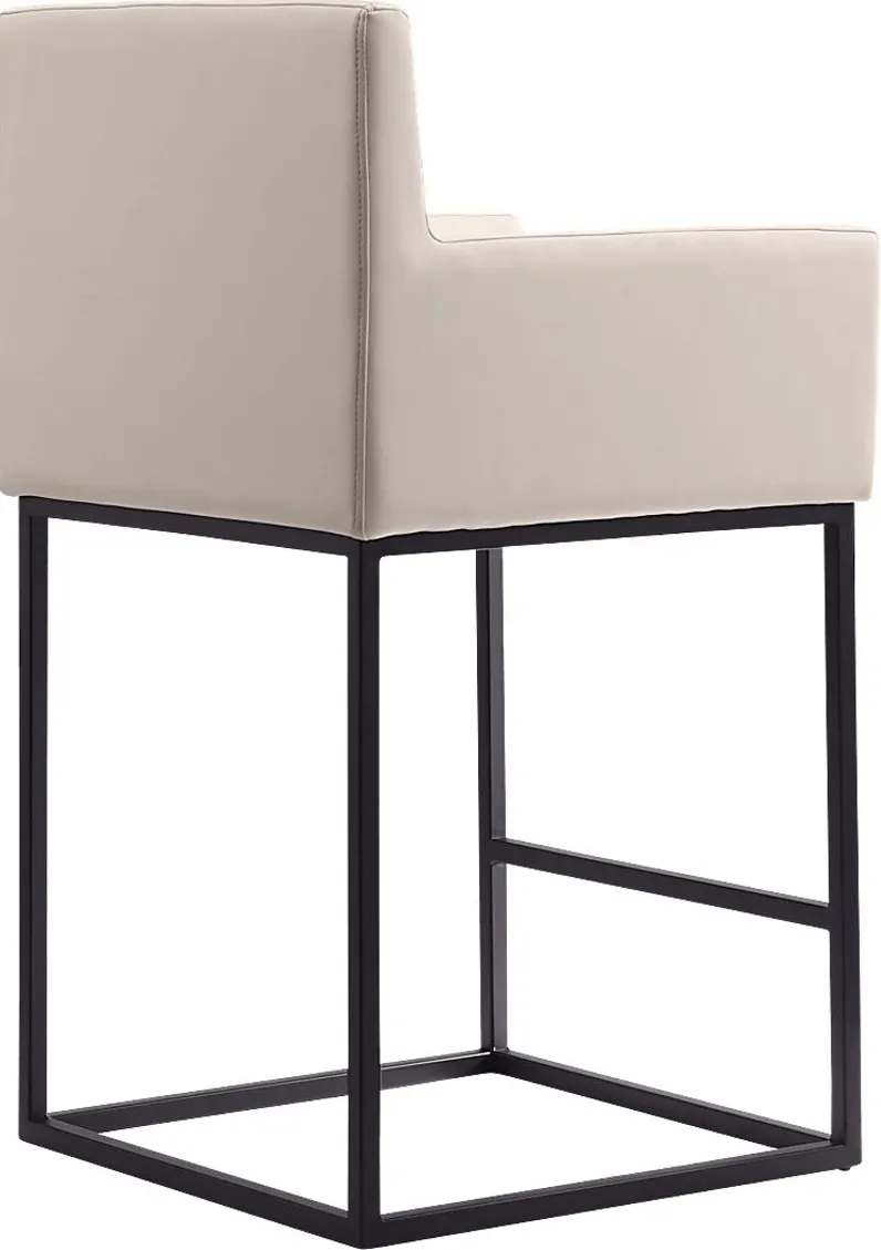 Kalmath Beige Counter Height Stool