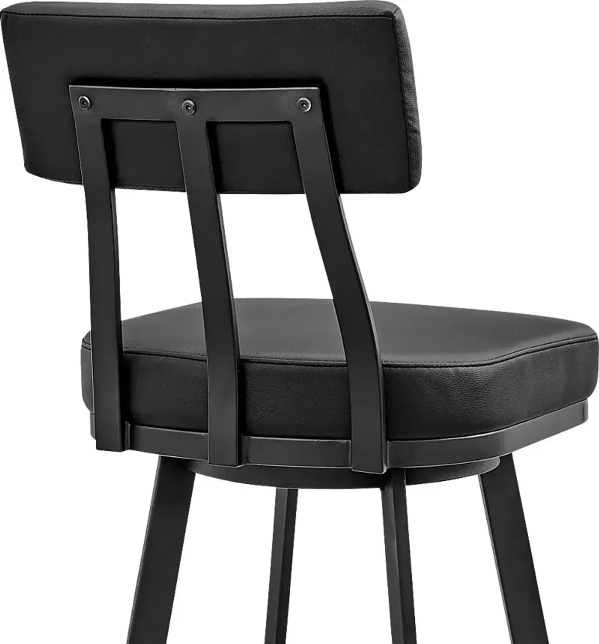 Densmores Black Swivel Counter Stool