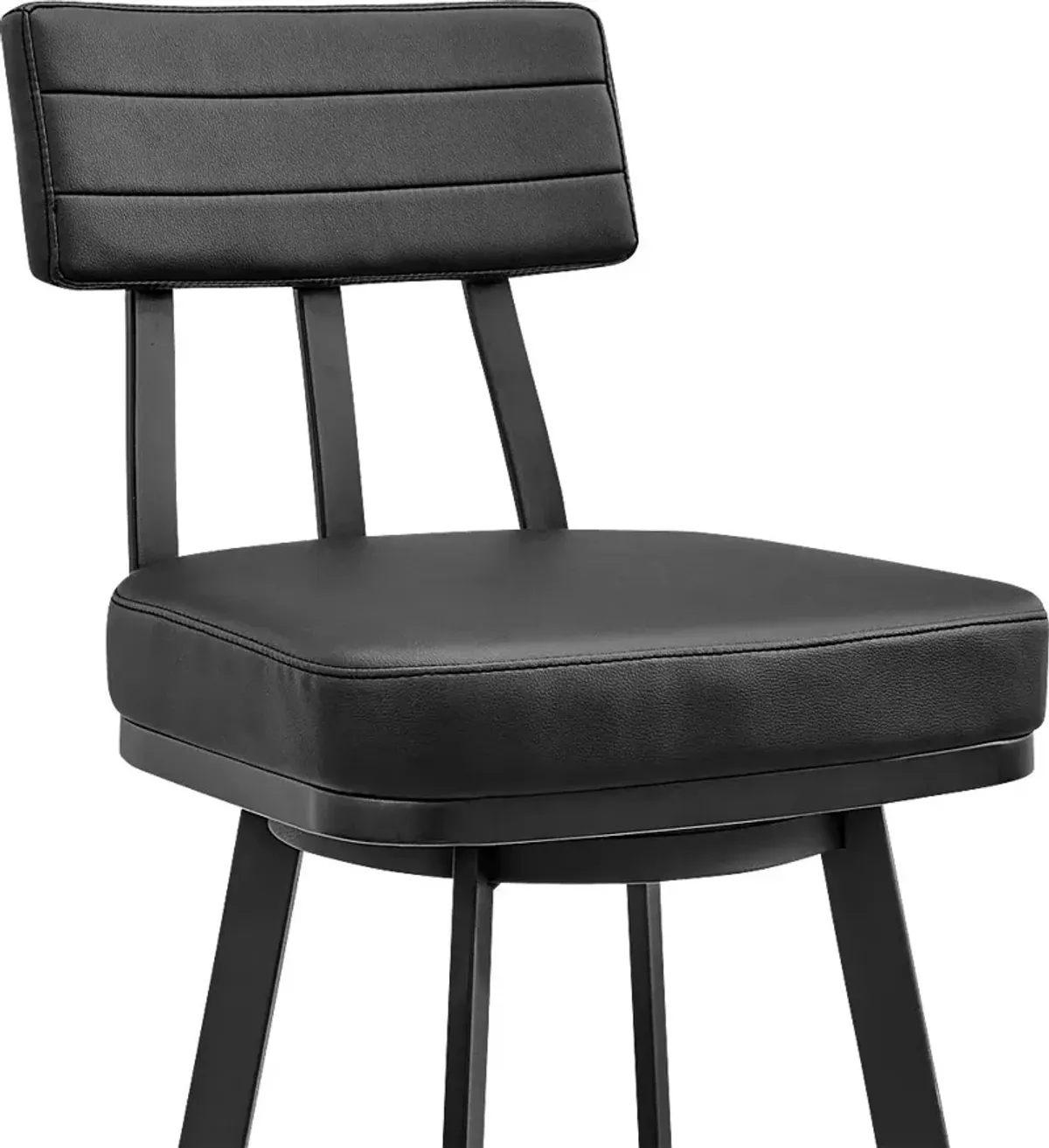 Densmores Black Swivel Counter Stool