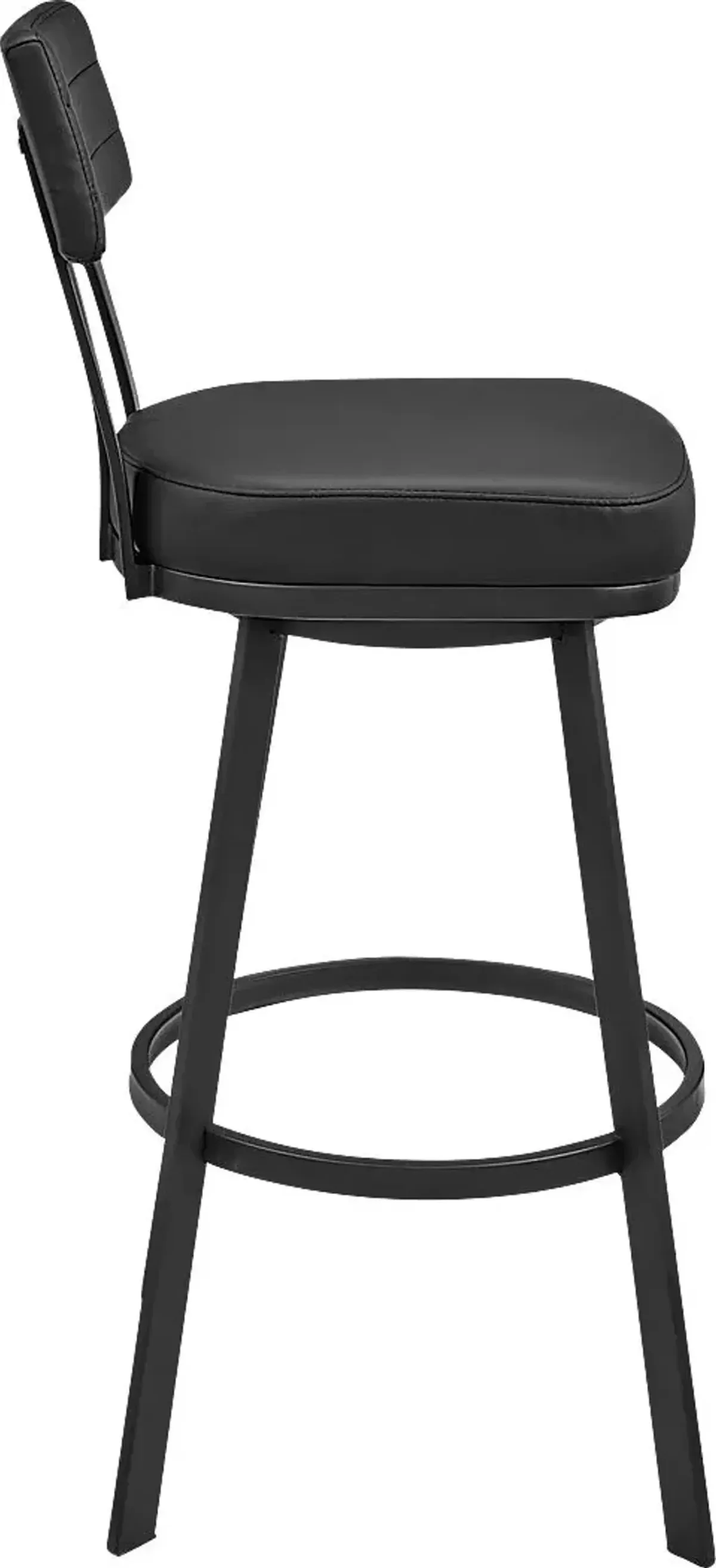 Densmores Black Swivel Counter Stool