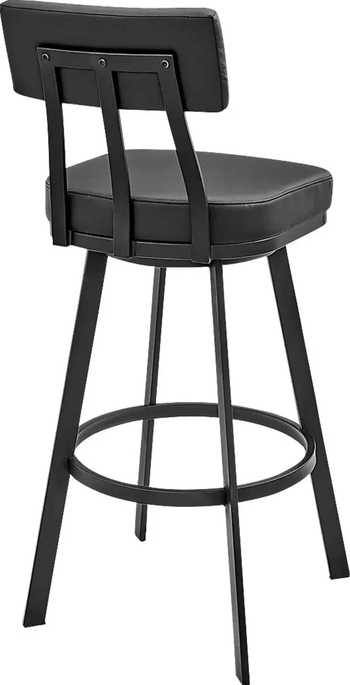 Densmores Black Swivel Counter Stool