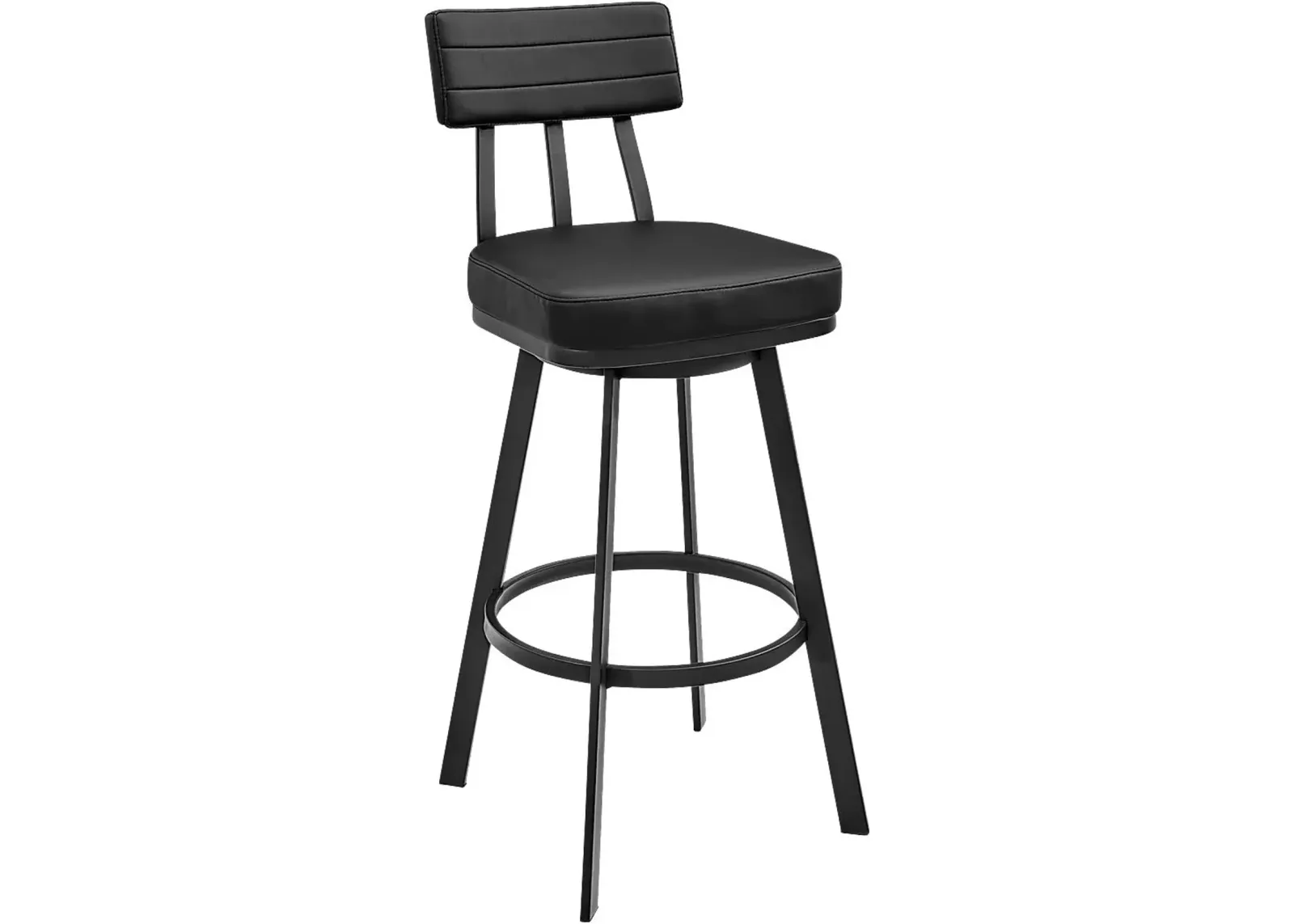 Densmores Black Swivel Counter Stool