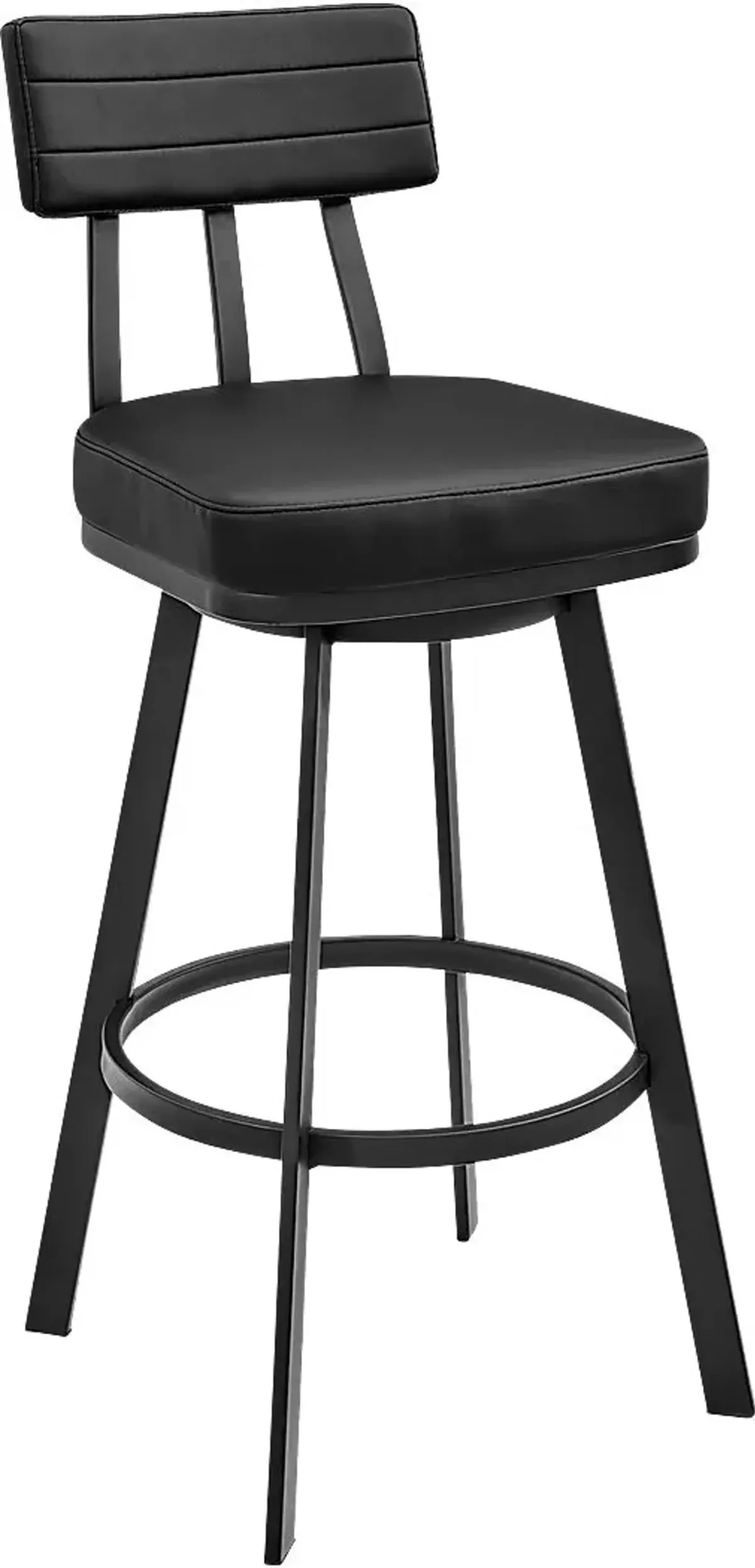 Densmores Black Swivel Counter Stool