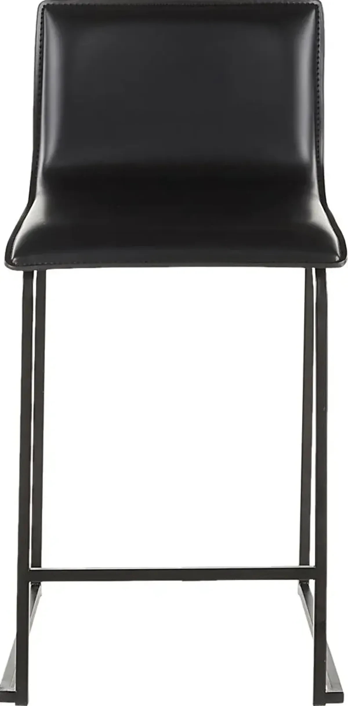 Dannelly Black Counter Height Stool, Set of 2