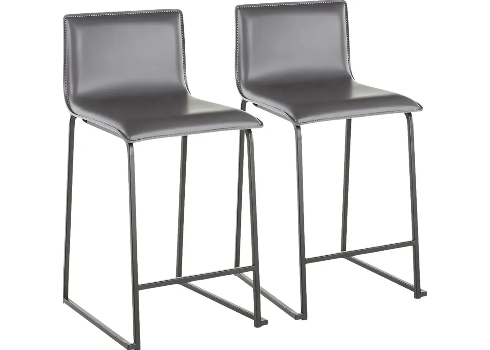 Dannelly Gray Counter Height Stool, Set of 2