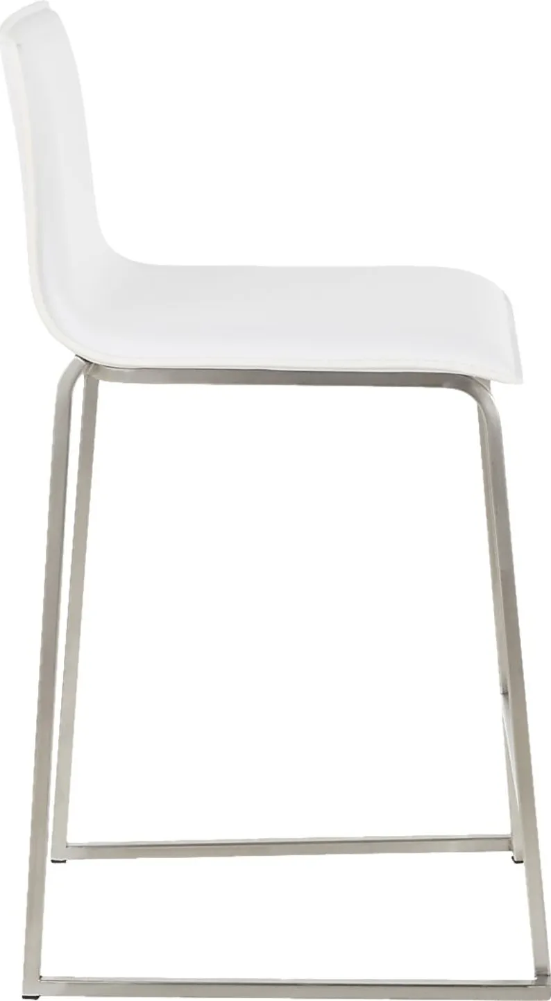 Dannelly Grove White Counter Height Stool, Set of 2