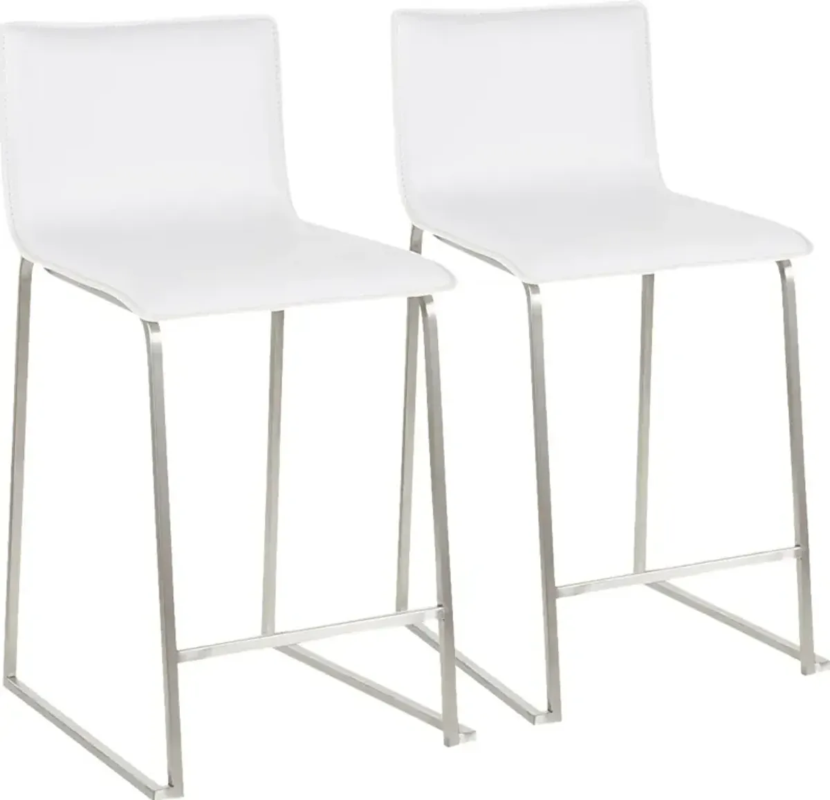 Dannelly Grove White Counter Height Stool, Set of 2