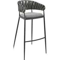 Champlost Gray Counter Height Stool