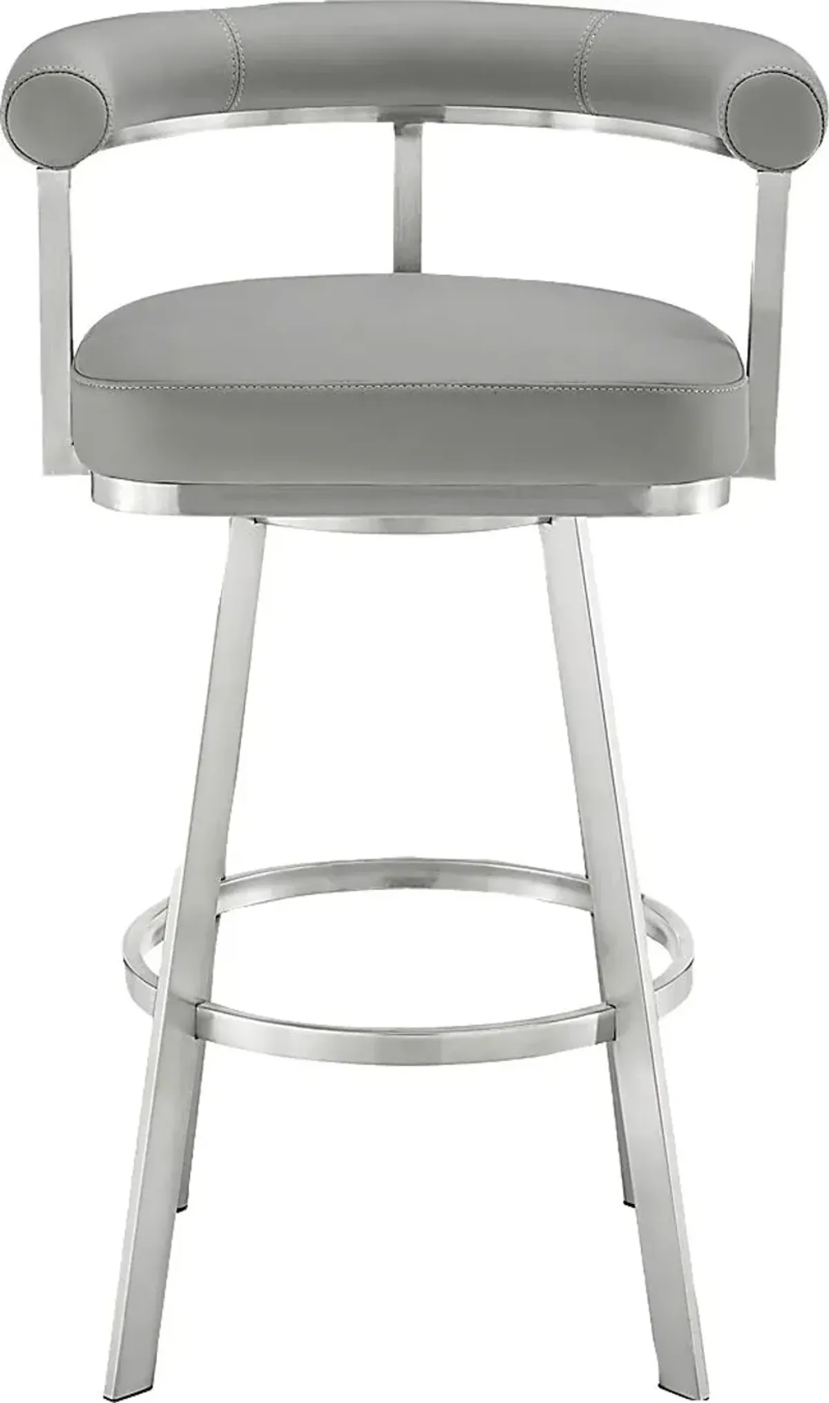 Salaignac Gray Swivel Counter Stool