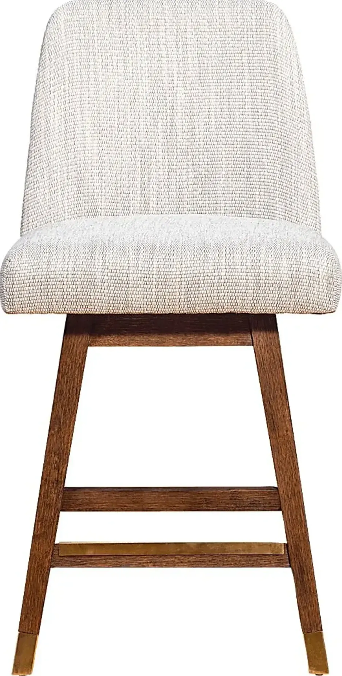 Fanshawe Beige Swivel Counter Stool