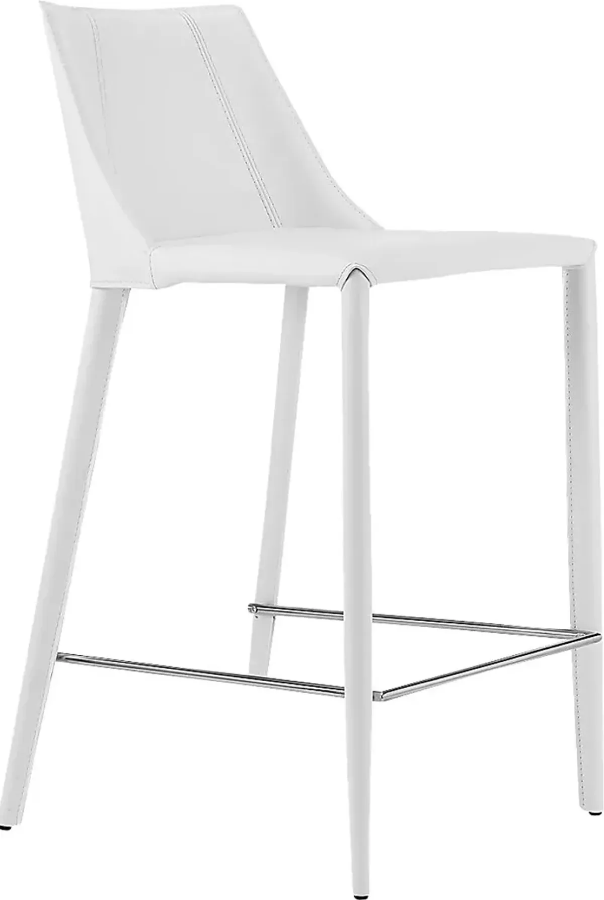 Monagin White Counter Stool