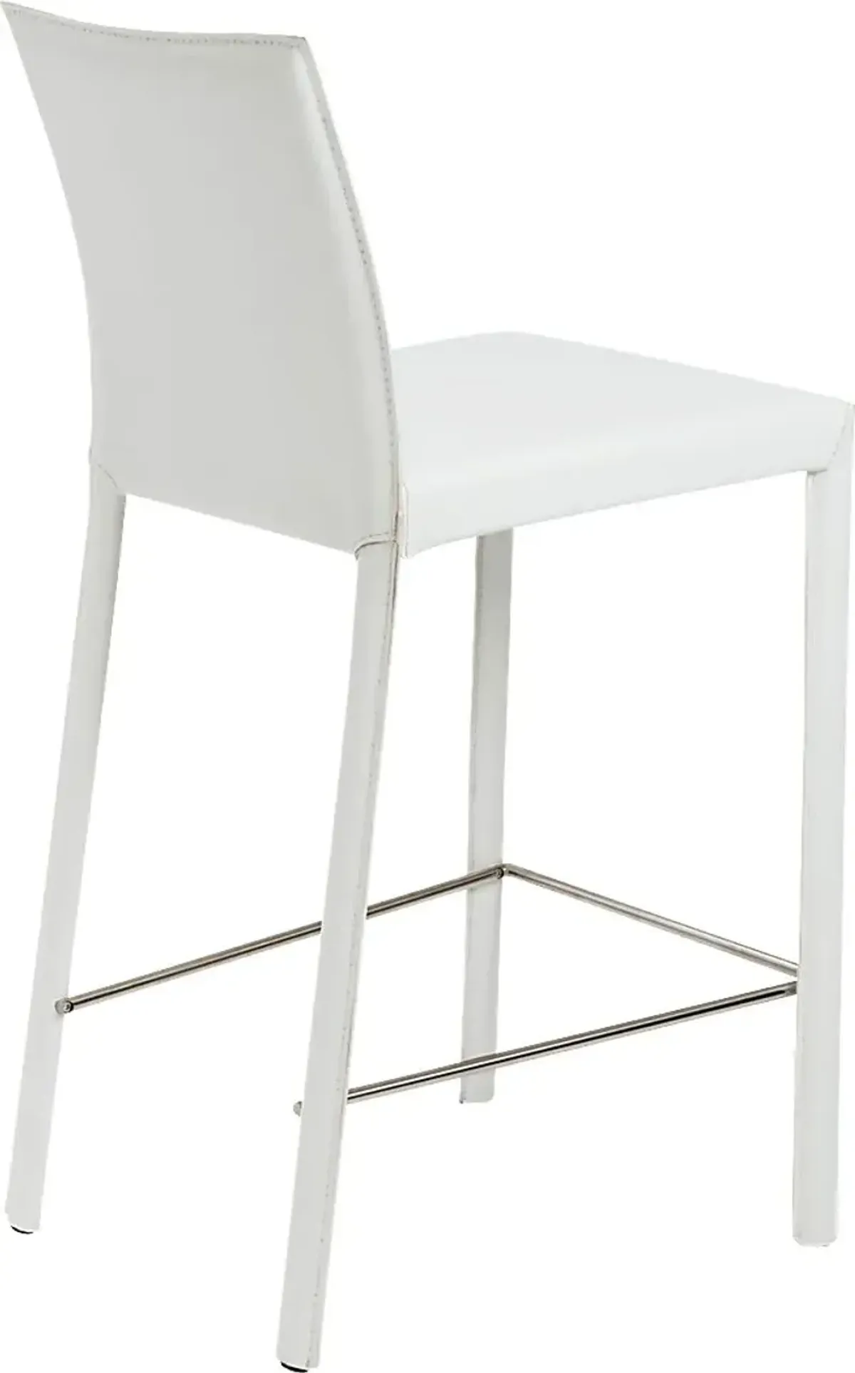 Mahlum White Counter Stool, Set of 2