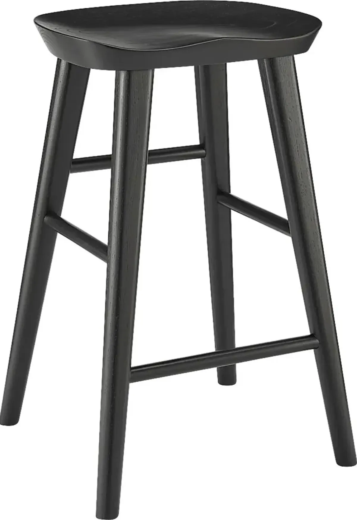 Bresland Black Counter Stool