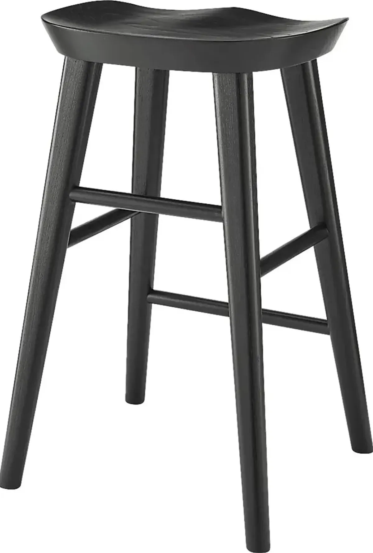 Bresland Black Counter Stool