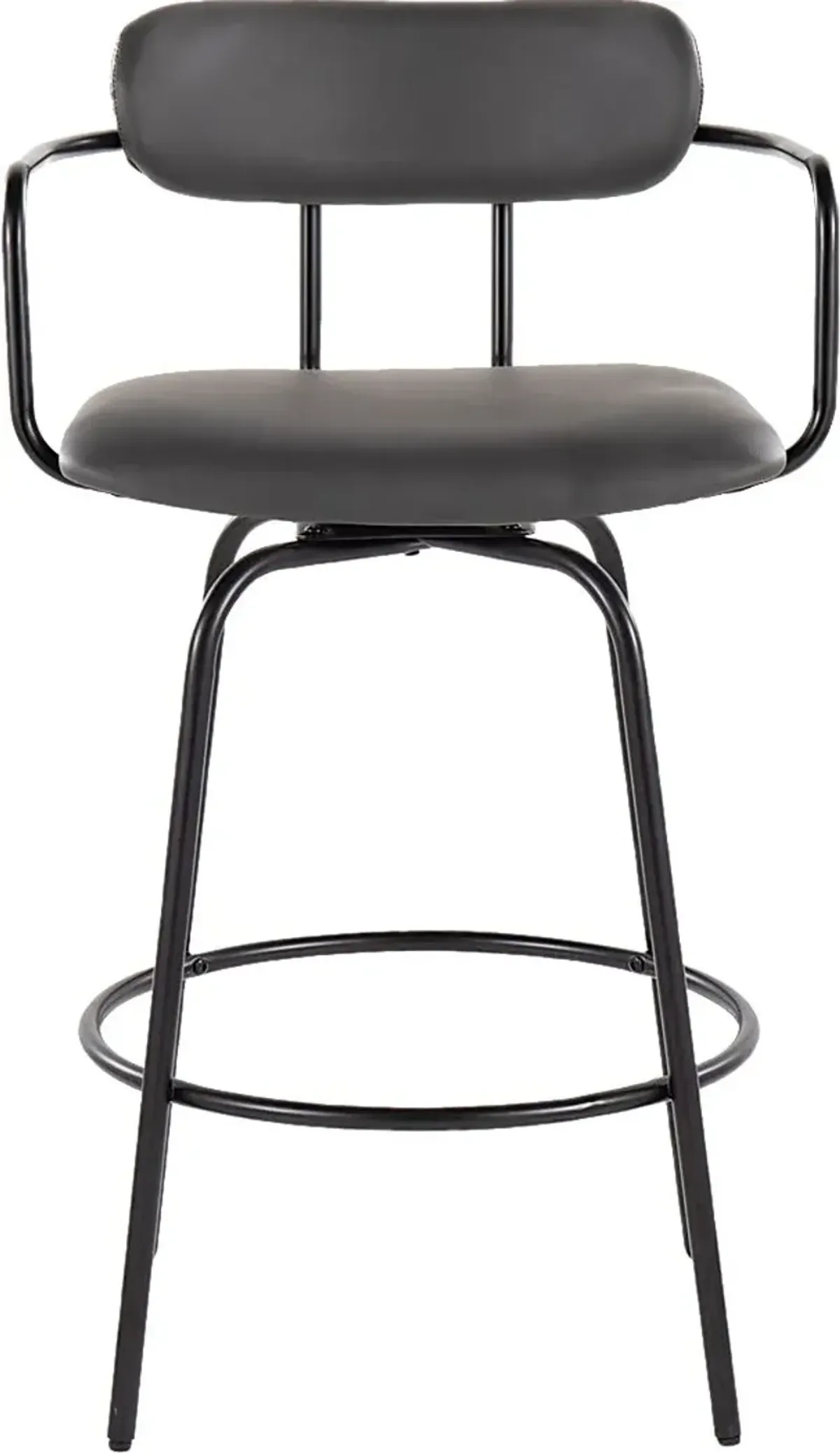 Mirahill II Gray Counter Height Stool, Set of 2