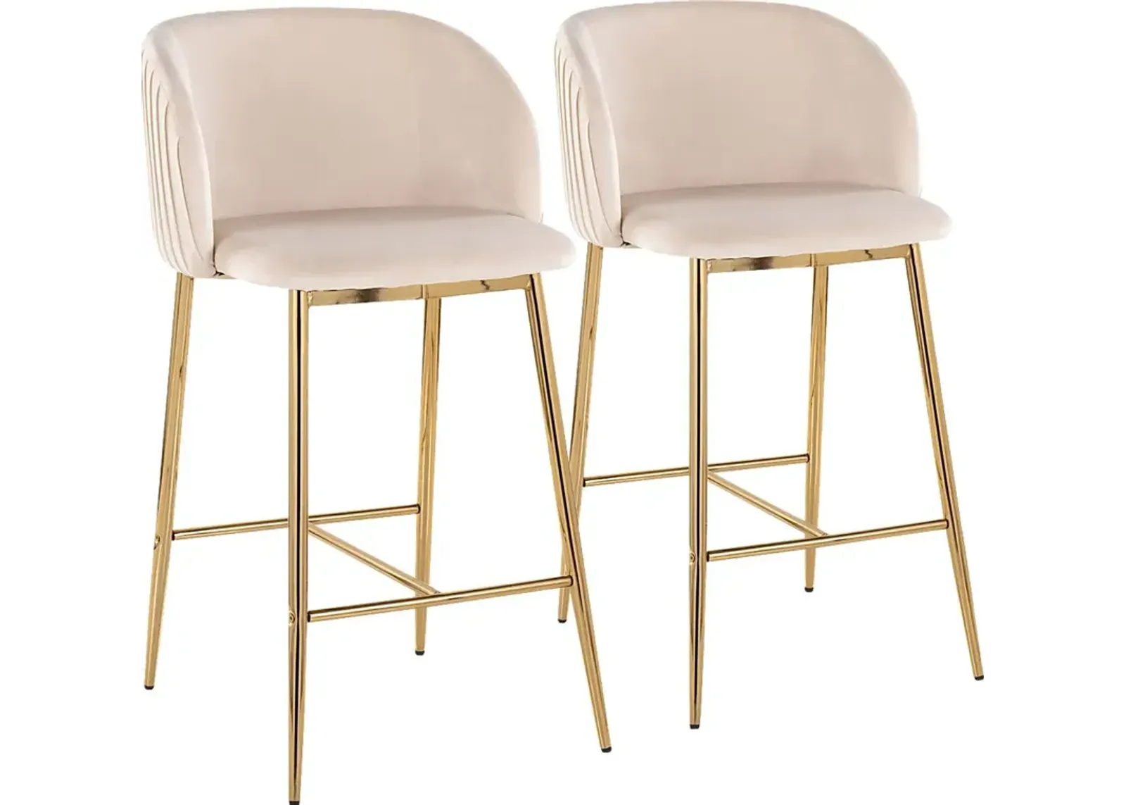 Marsanne I White Counter Height Stool, Set of 2