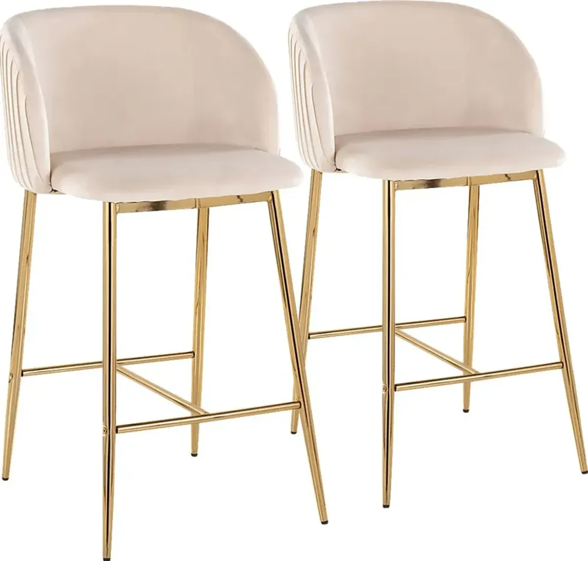 Marsanne I White Counter Height Stool, Set of 2