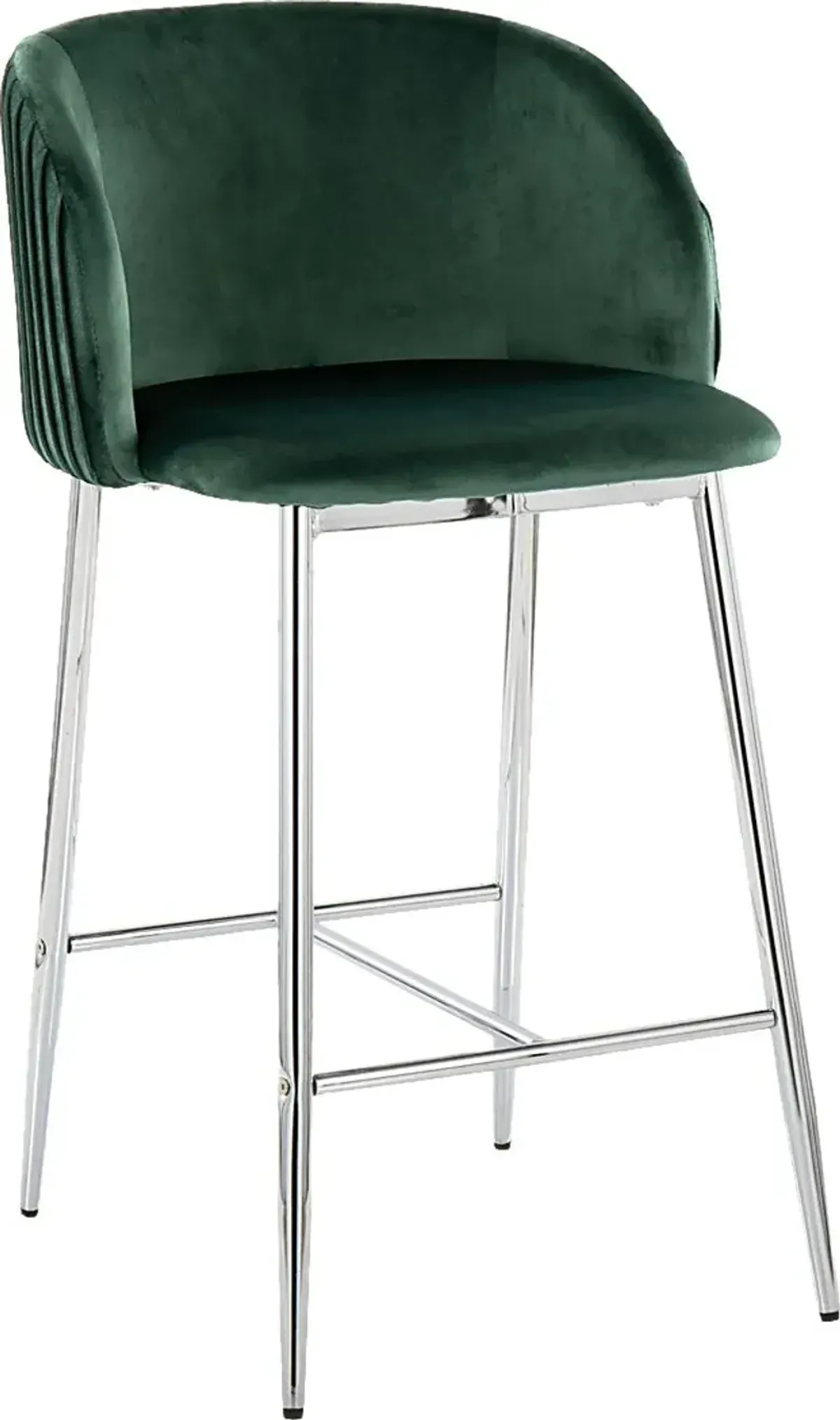 Marsanne III Green Counter Height Stool, Set of 2
