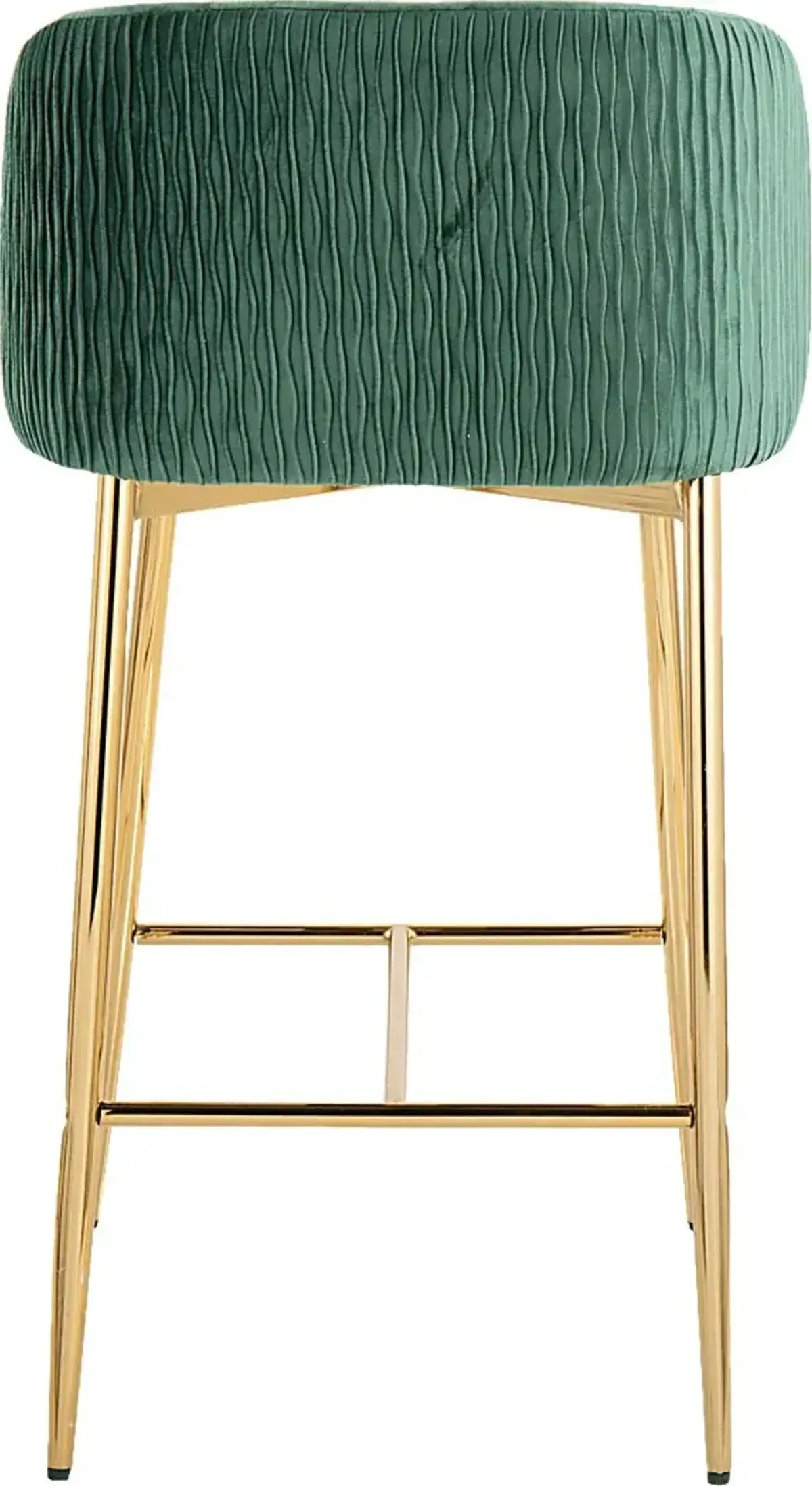 Marsanne IV Green Counter Height Stool, Set of 2