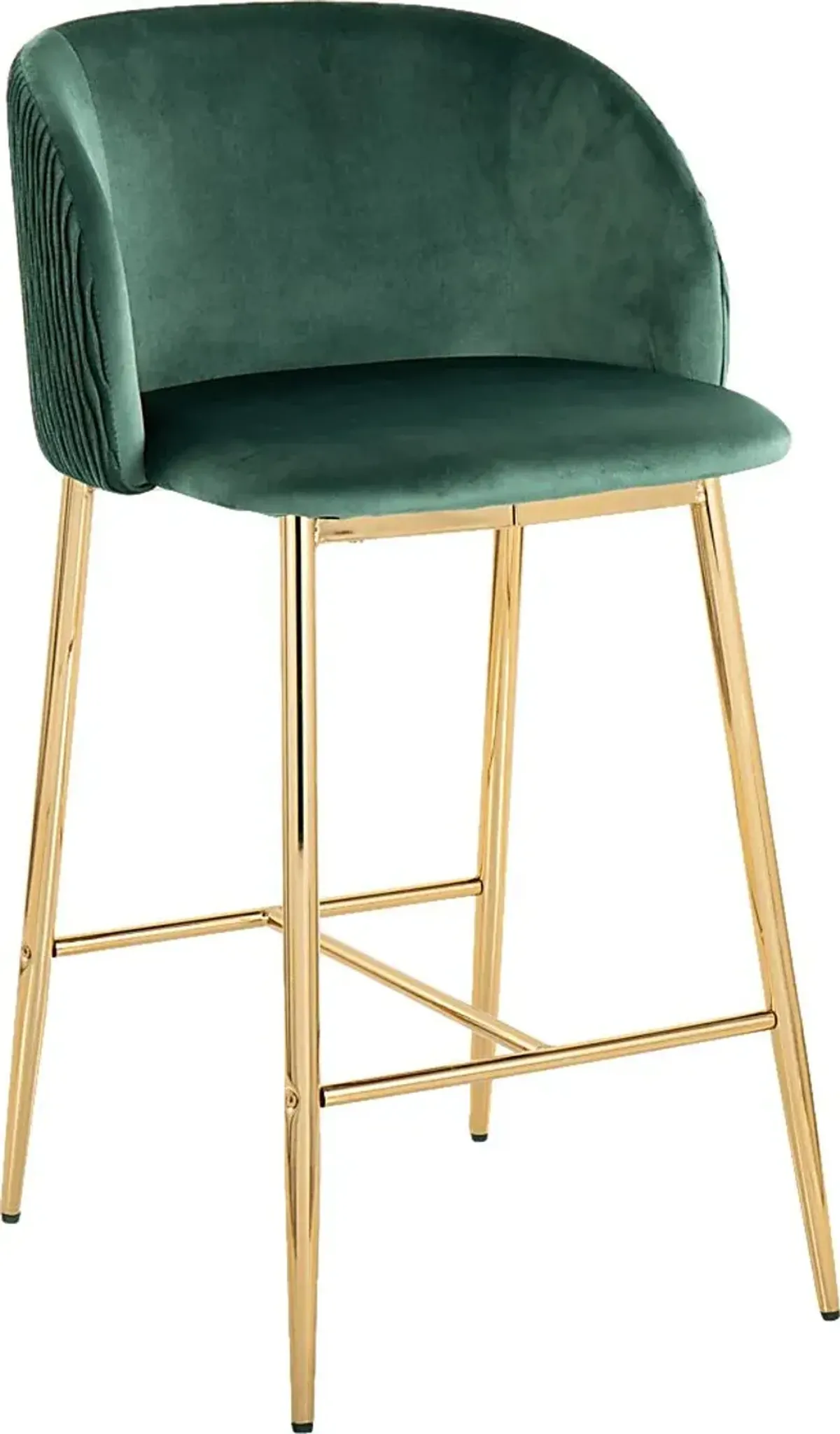 Marsanne IV Green Counter Height Stool, Set of 2