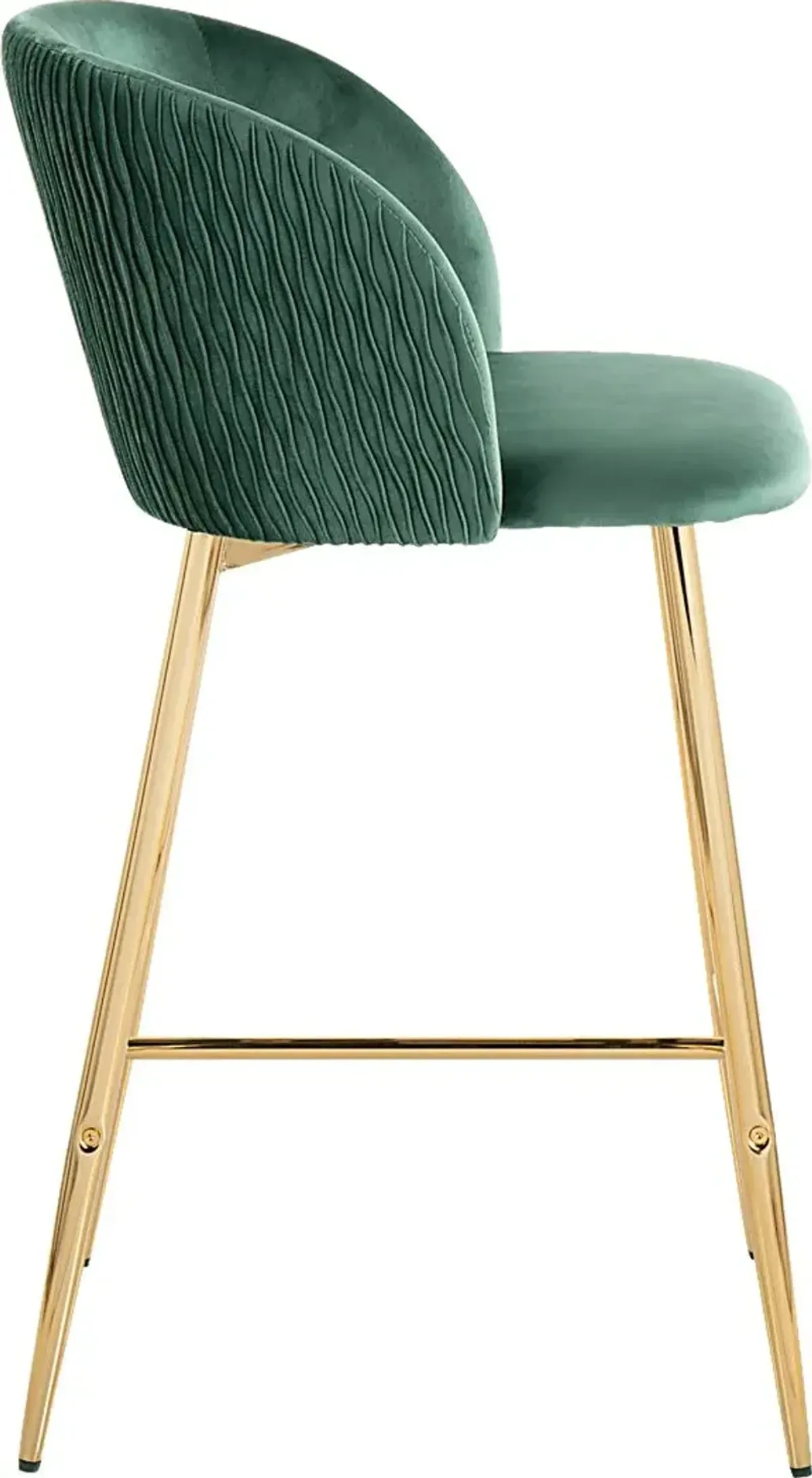 Marsanne IV Green Counter Height Stool, Set of 2