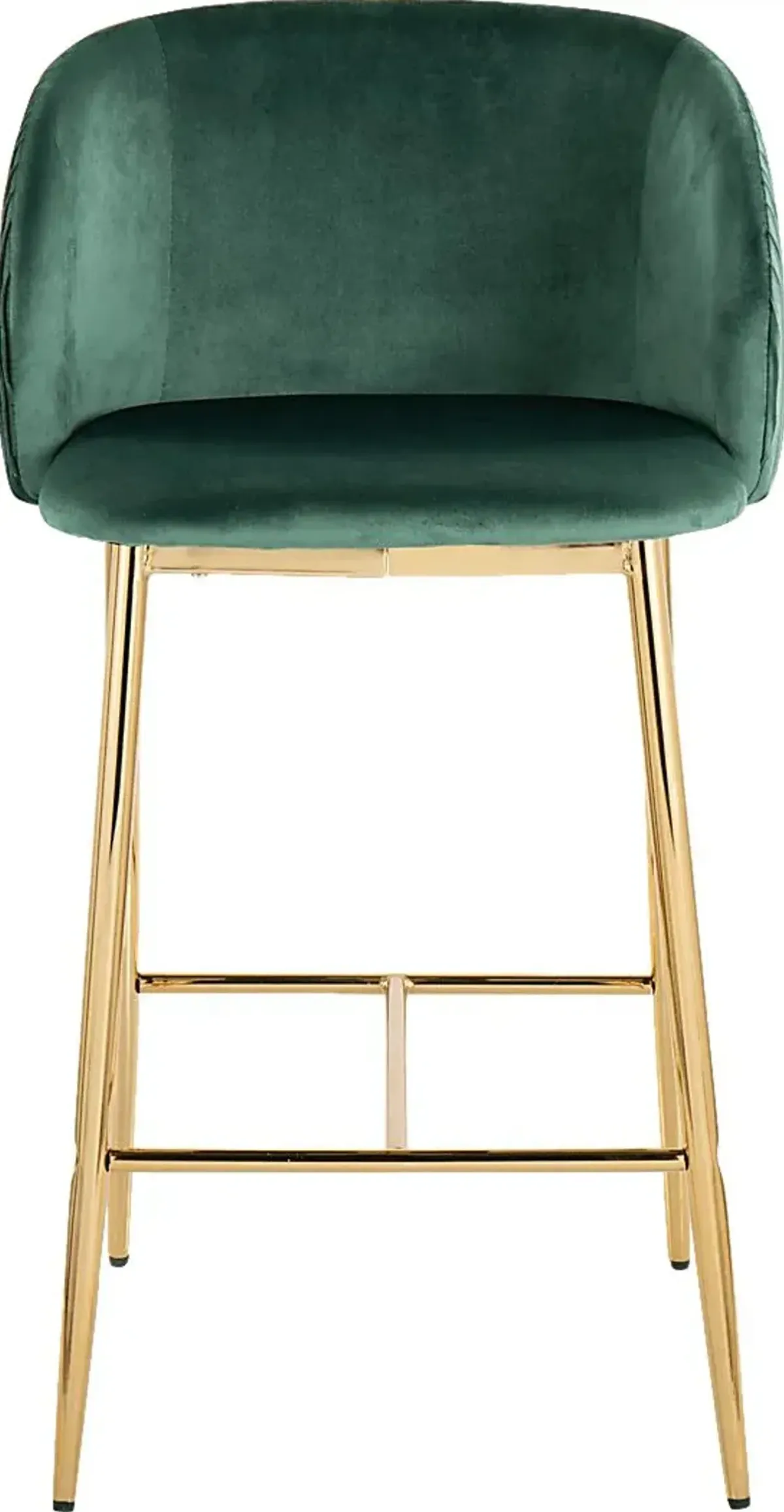 Marsanne IV Green Counter Height Stool, Set of 2