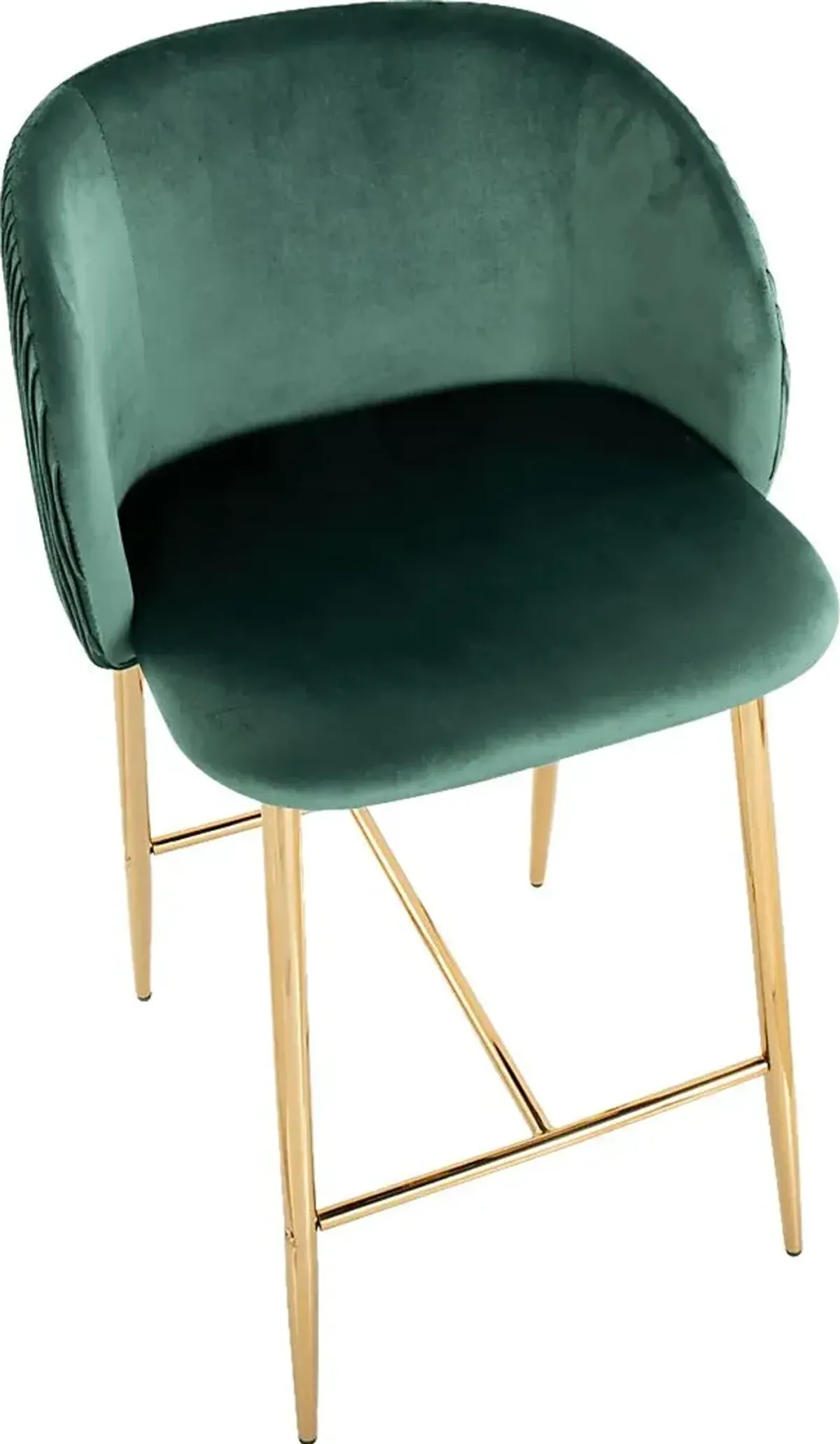 Marsanne IV Green Counter Height Stool, Set of 2