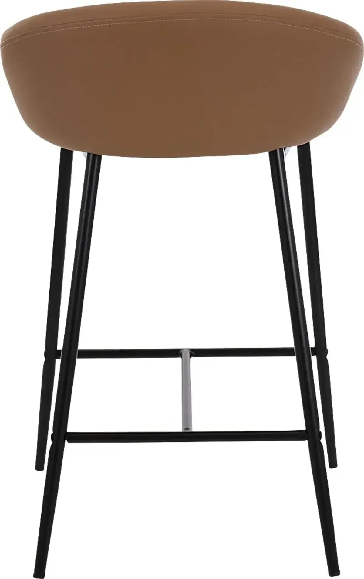 Ruley Camel Counter Height Stool, Set of 2