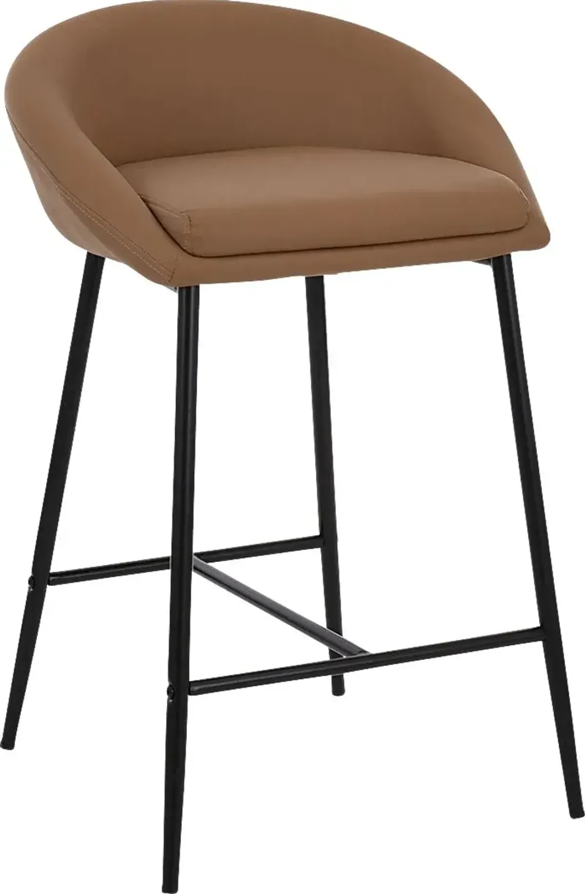 Ruley Camel Counter Height Stool, Set of 2