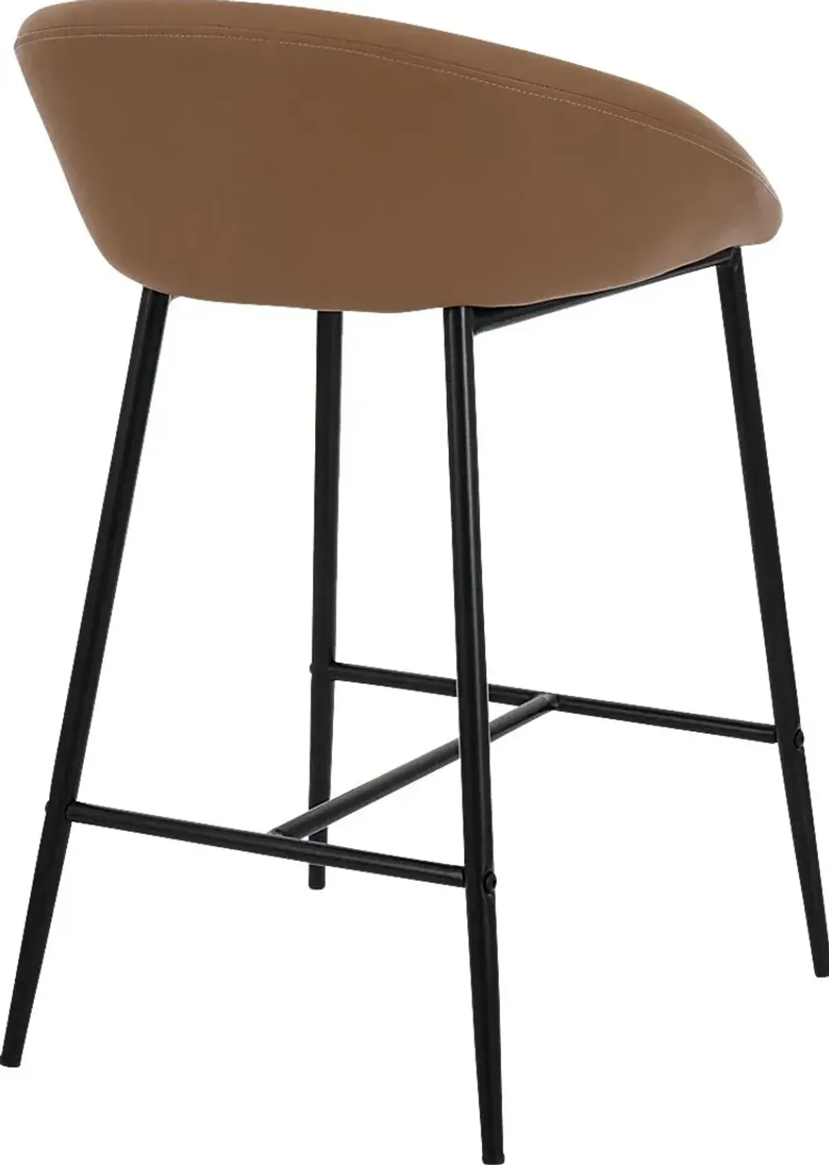 Ruley Camel Counter Height Stool, Set of 2