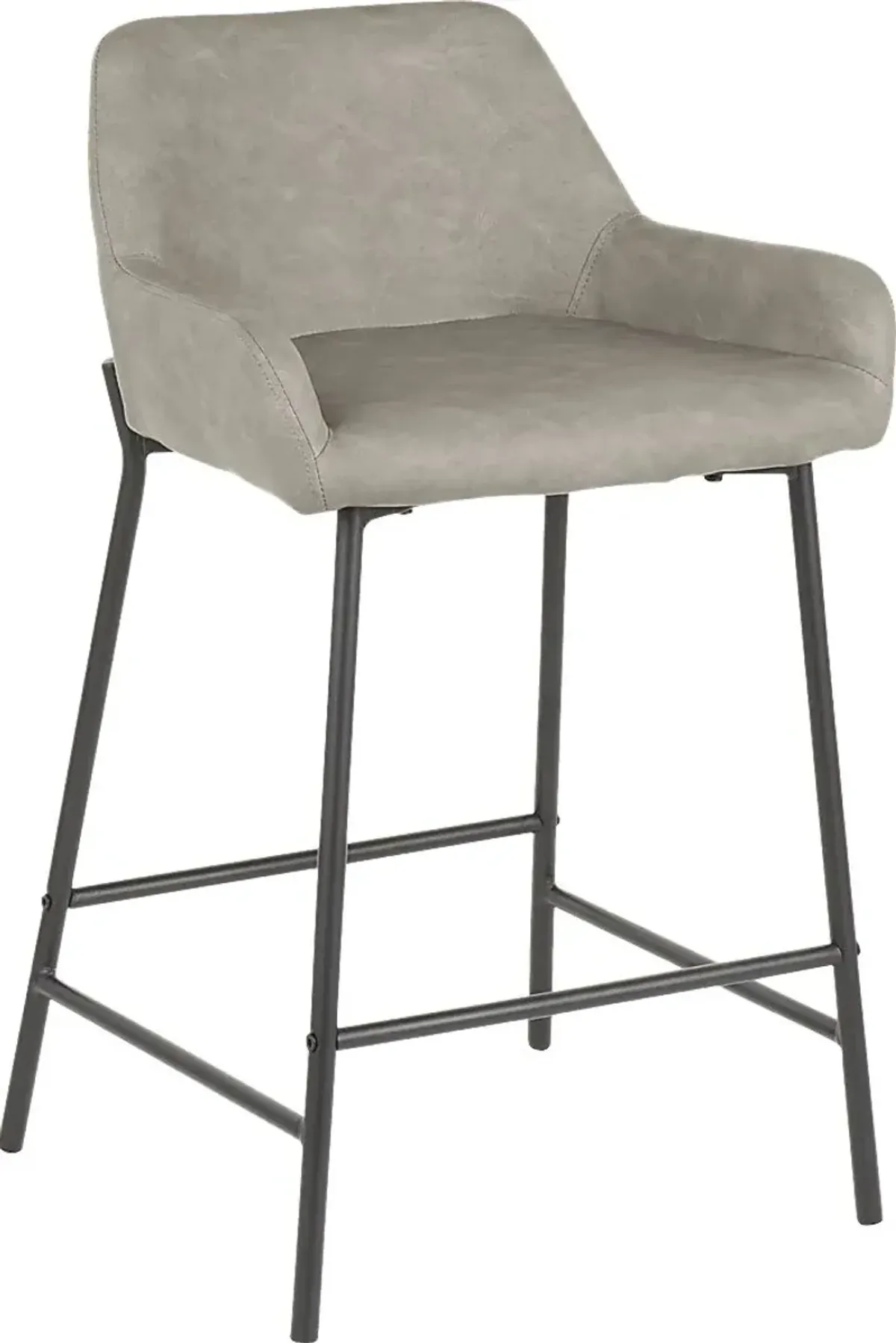 Clarain Gray Counter Height Stool, Set of 2