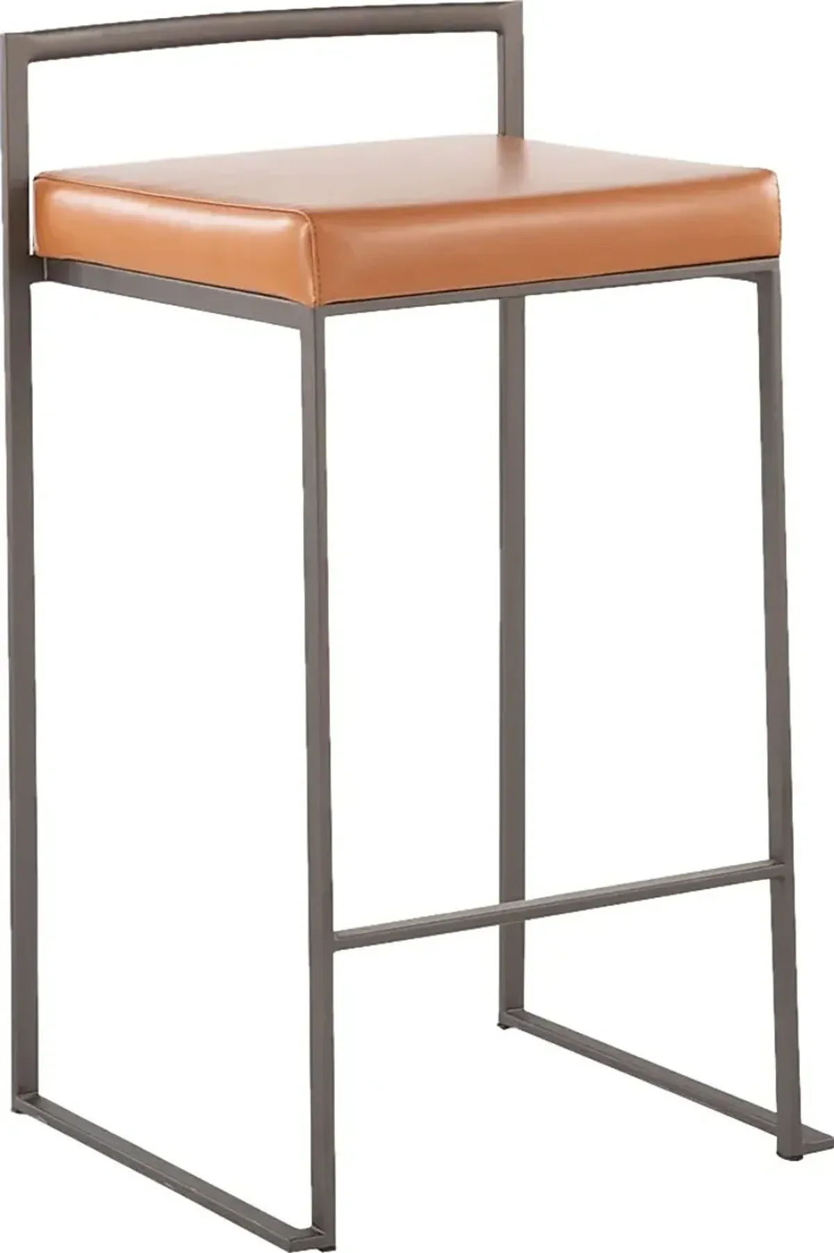 Birdlake I Camel Counter Height Stool, Set of 2