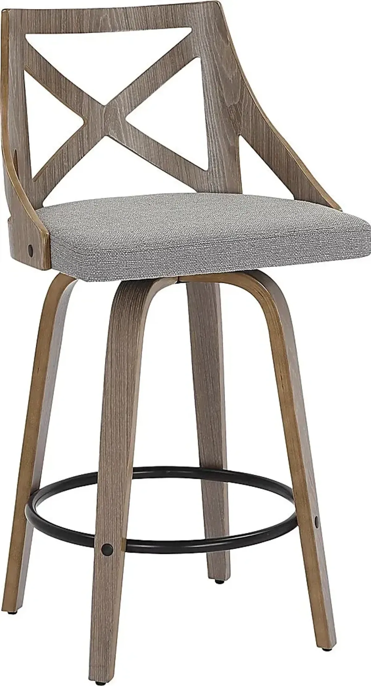 Hasbrouck I Gray Counter Stool Set of 2