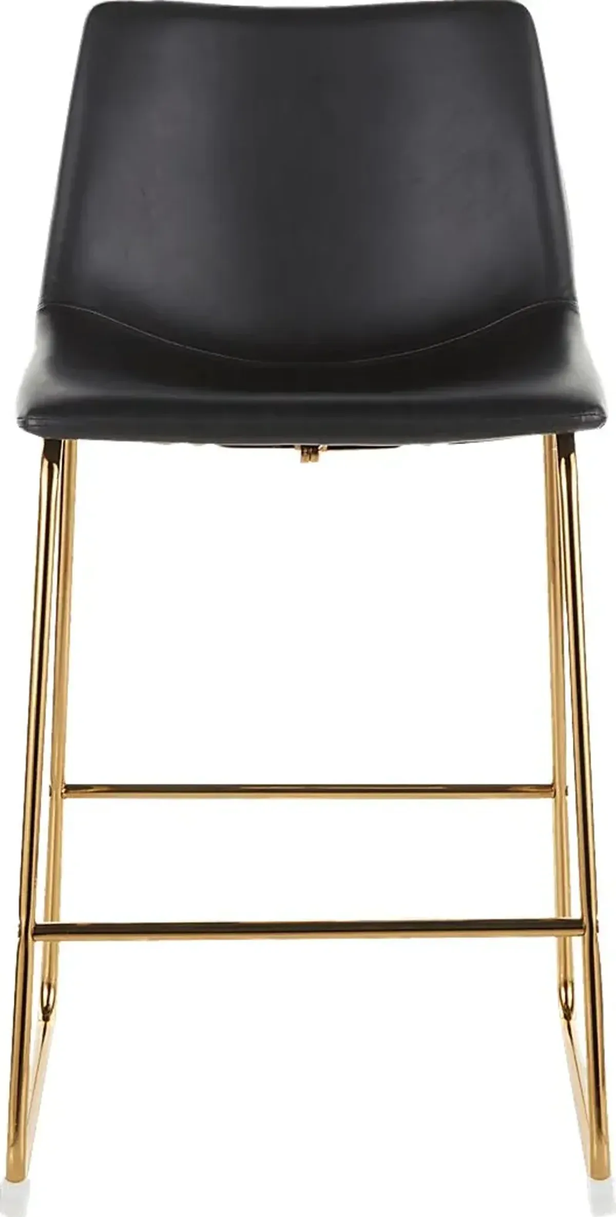 Dryades Black Counter Height Stool, Set of 2