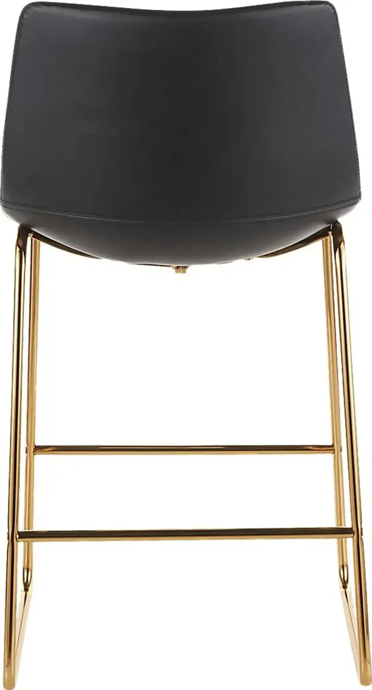 Dryades Black Counter Height Stool, Set of 2