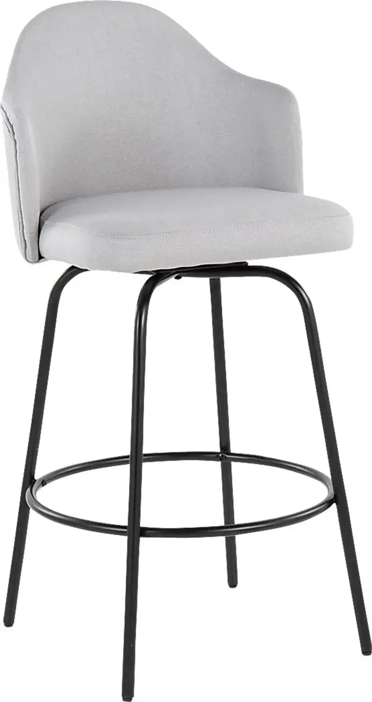 Comosa Light Gray Counter Height Stool, Set of 2