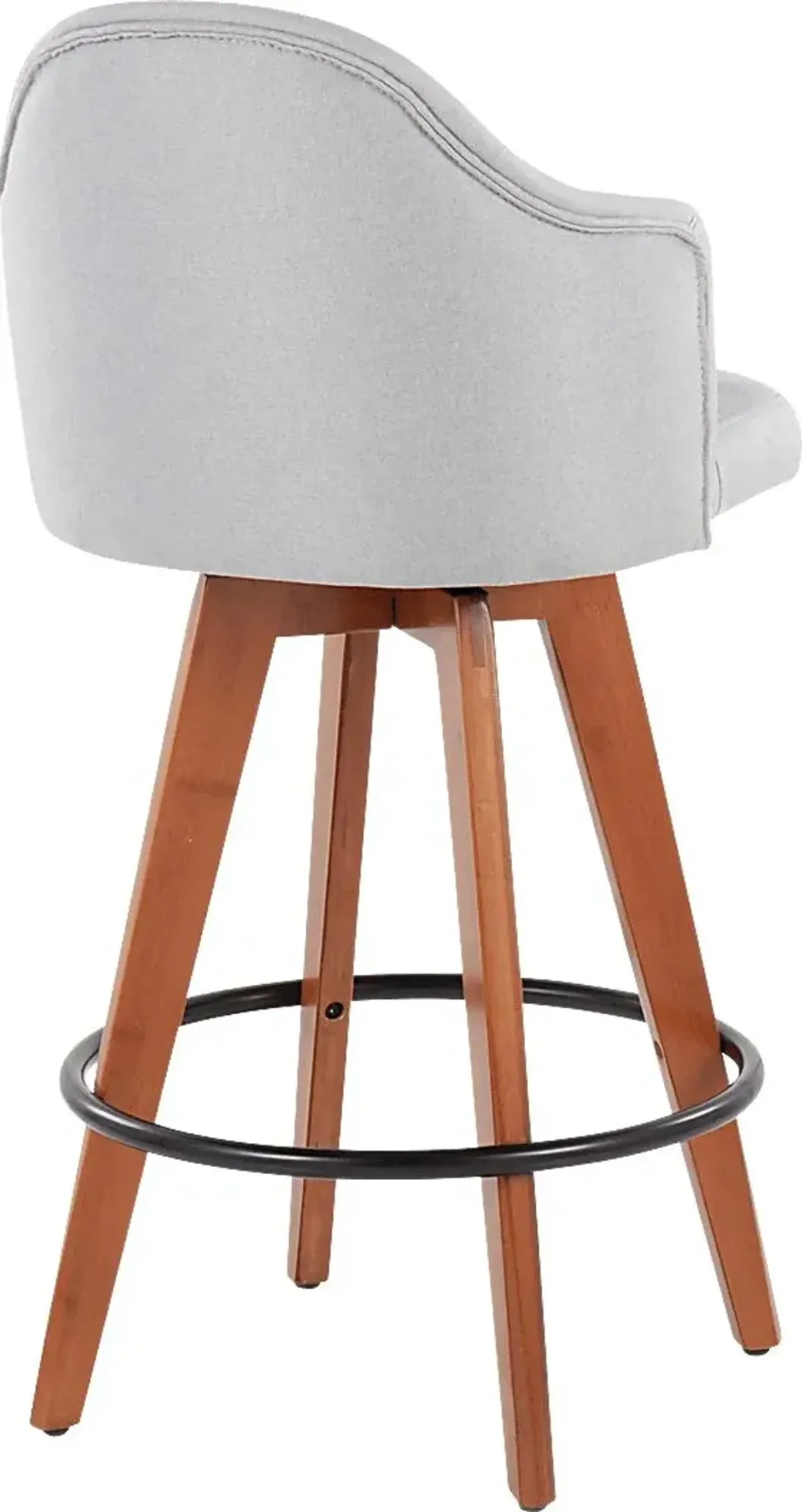 Aleiah Light Gray Counter Height Stool, Set of 2