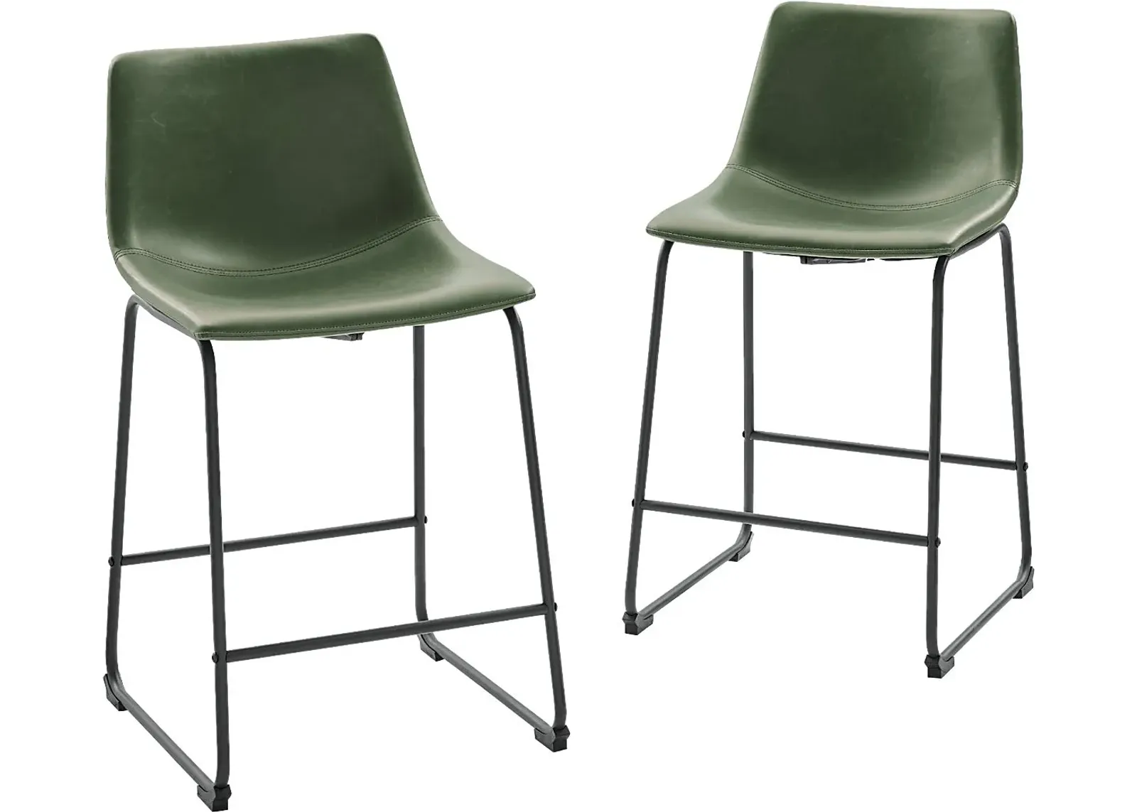 Tipperlinn Green Counter Height Stool, Set of 2