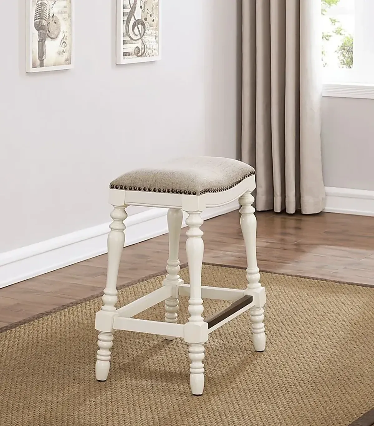 Kielman Beige Counter Stool