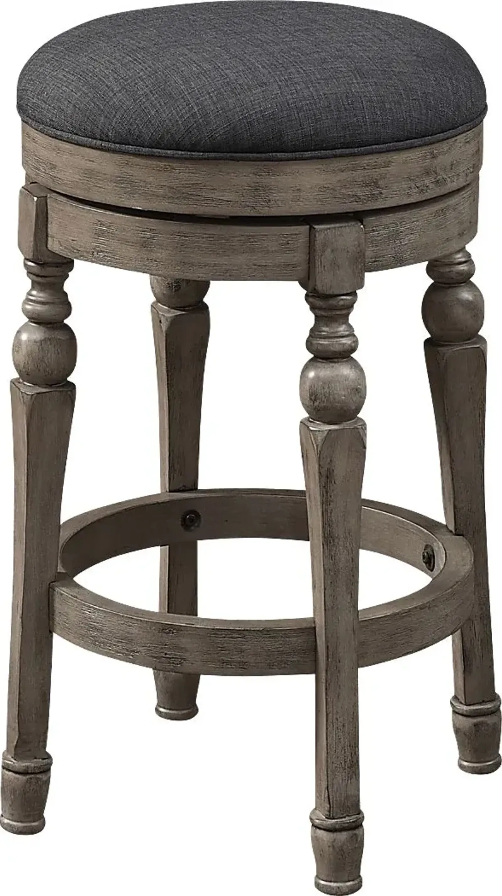 Powhattan Beige Swivel Counter Stool