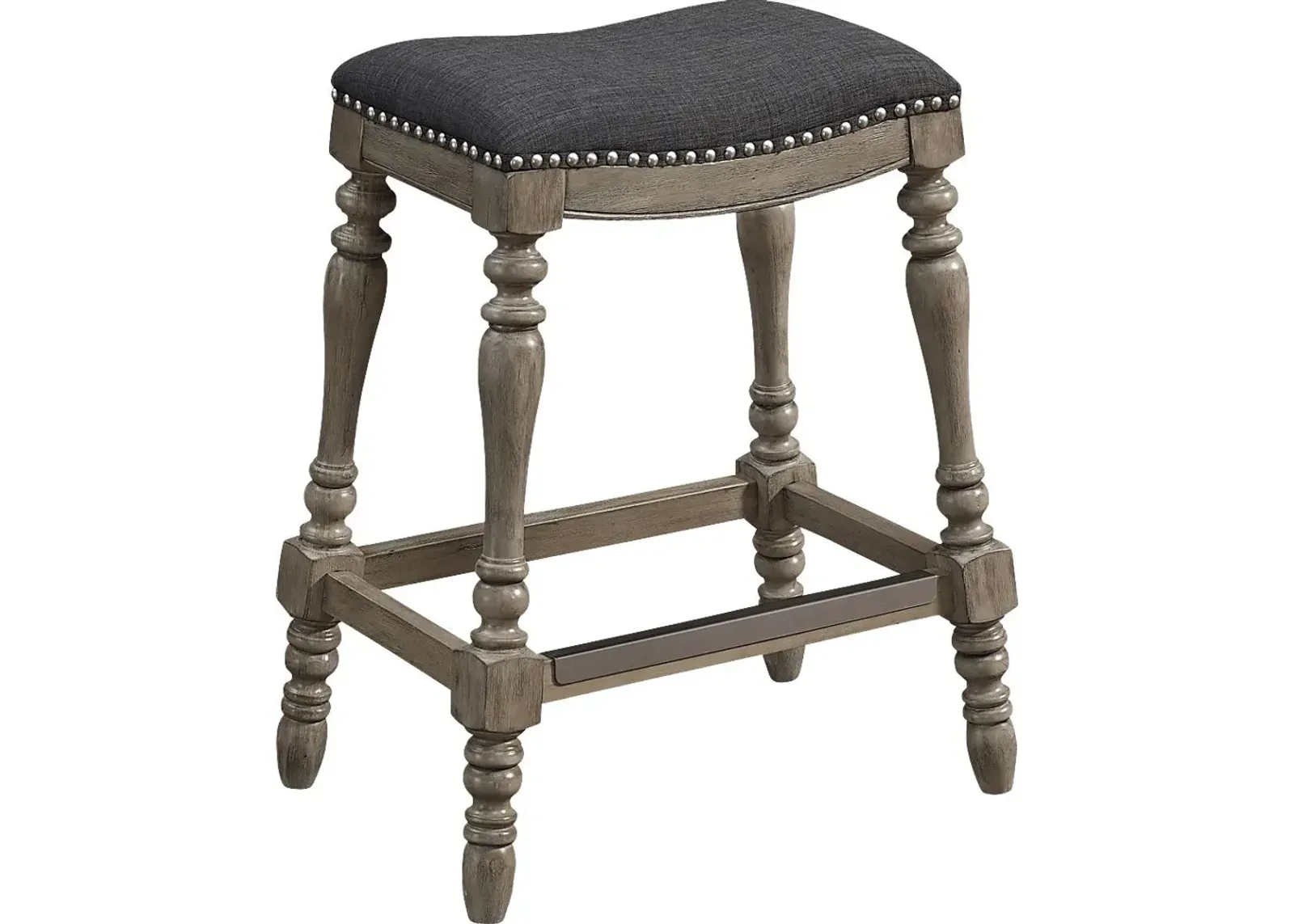 Deno Charcoal Counter Stool