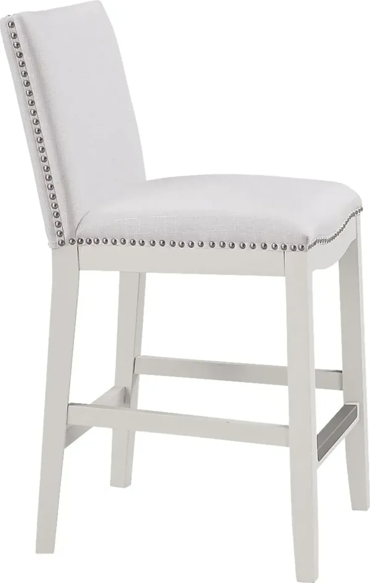 Kyna White Counter Stool