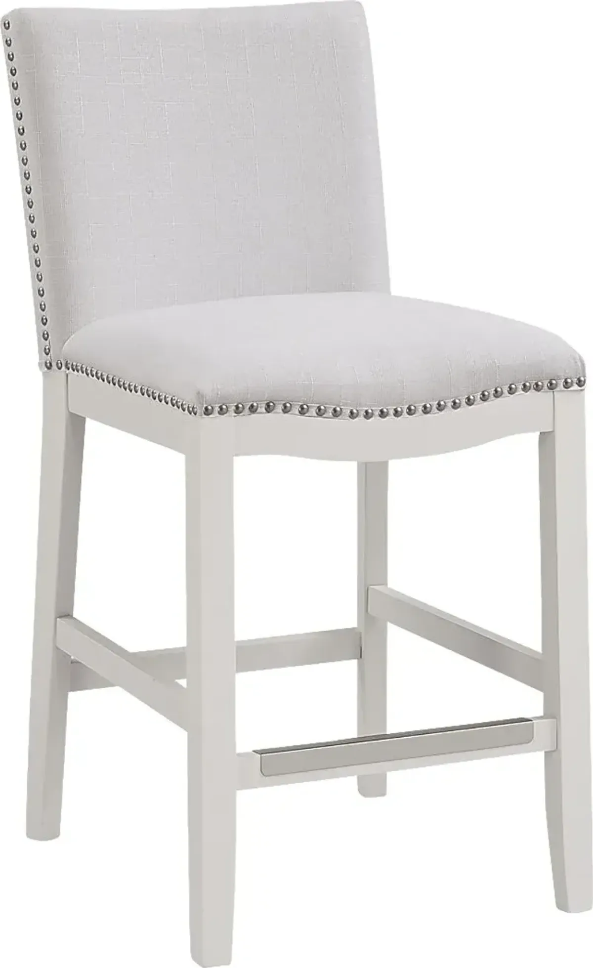 Kyna White Counter Stool