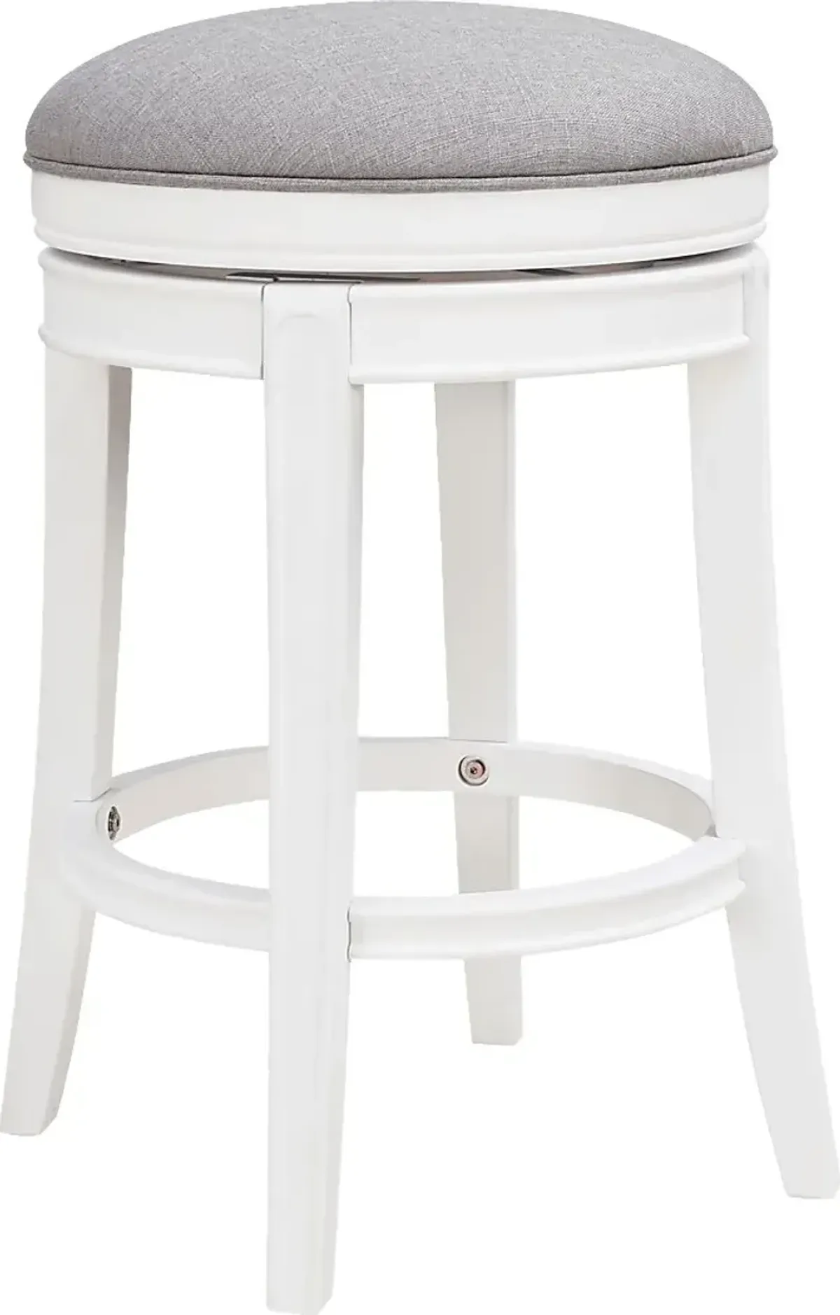 Beelermont Gray Swivel Counter Stool